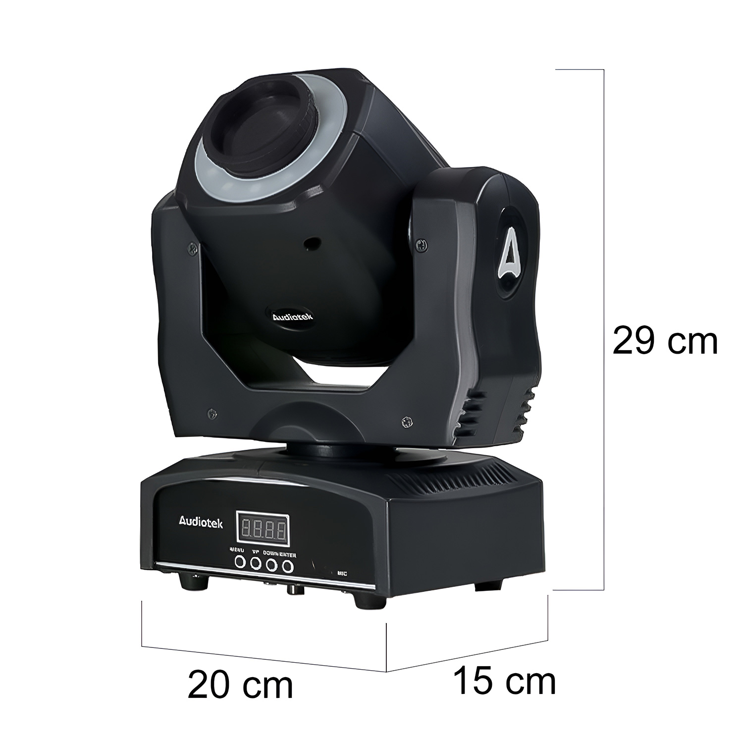 Set 2 Cabezas Movil Aro Rgb Robotica 90w Con Mochila