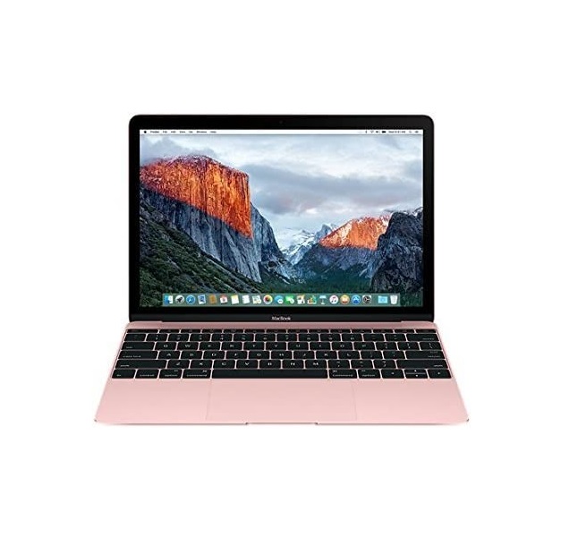Laptop Apple Macbook Retina (Early 16) 12 Pulgadas Intel Core M3 dual core 256GB 8GB RAM (Reacondicionado Grado A) Rosa.