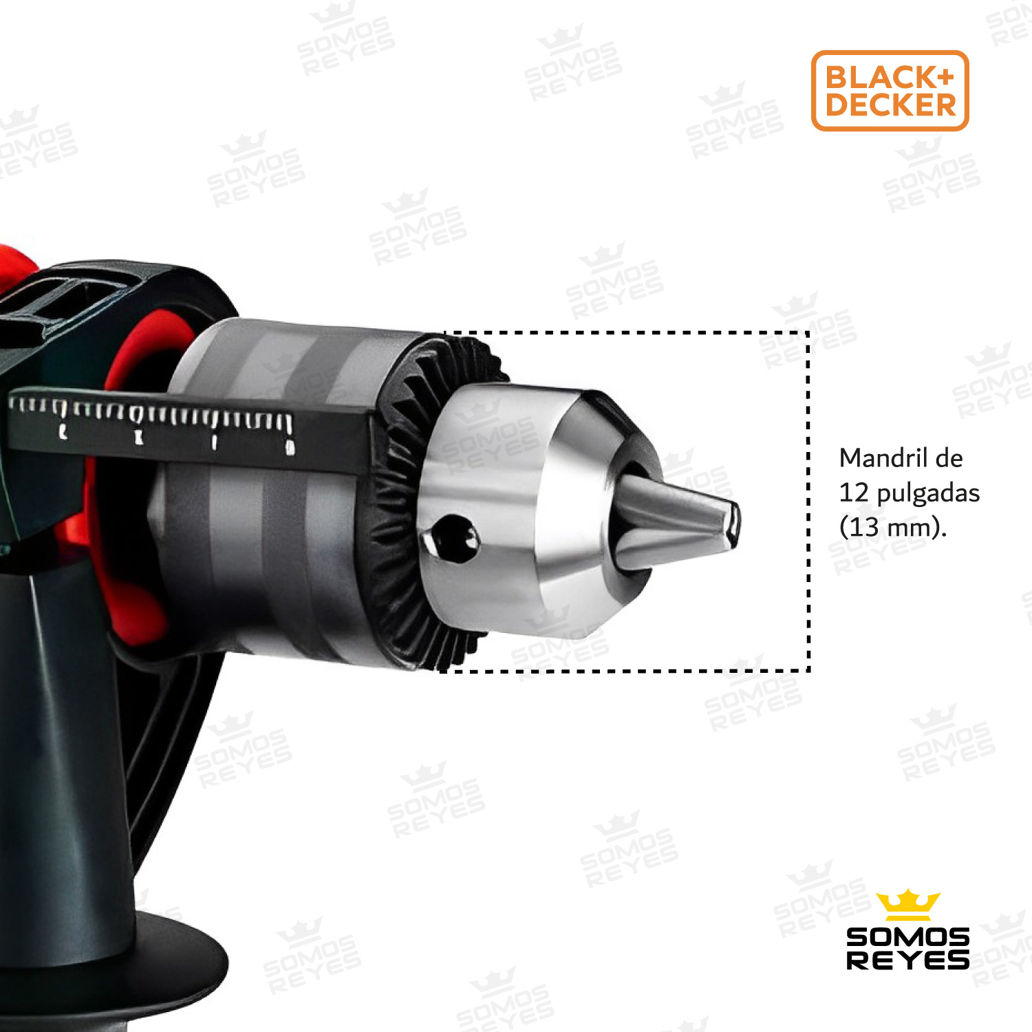 Taladro Percutor 650 W + Estuche HD650K Black And Decker 