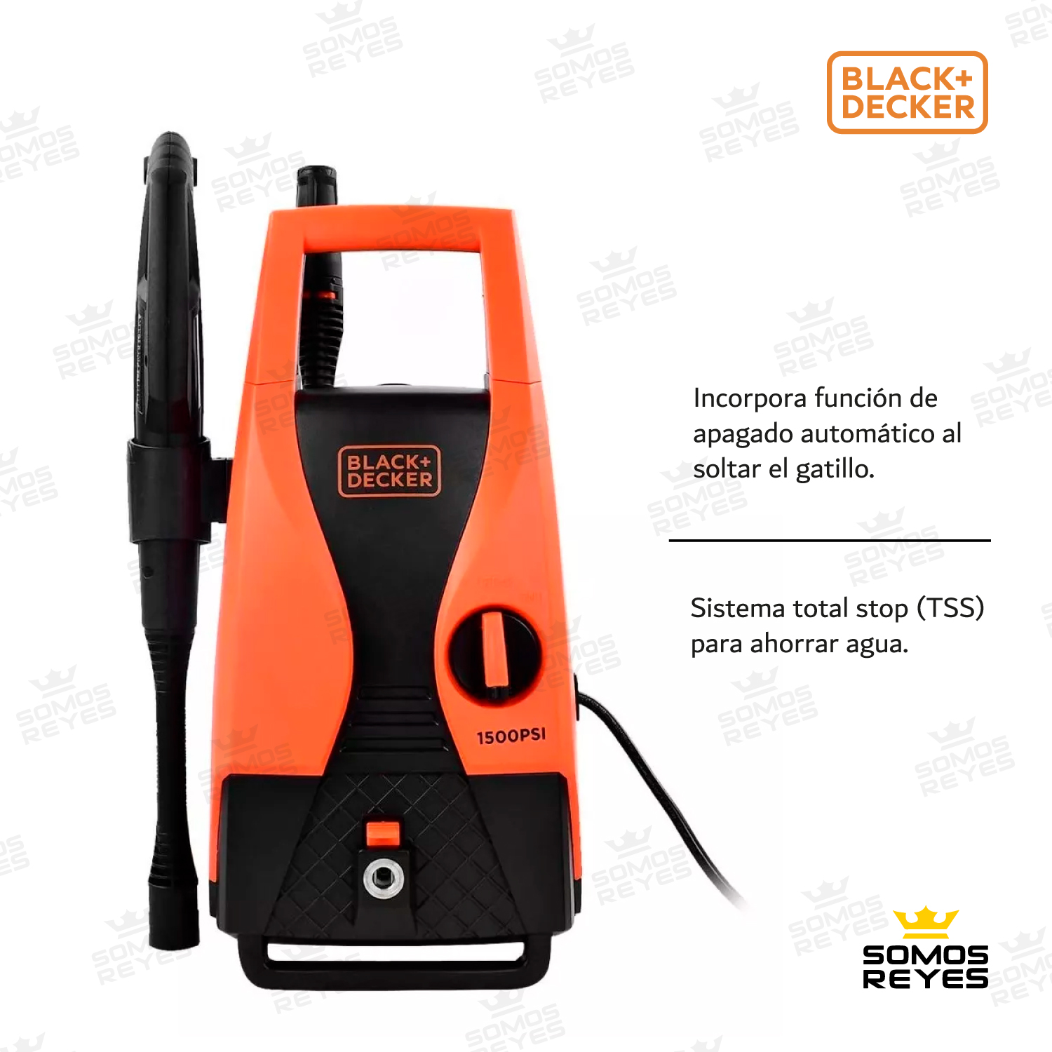 Hidrolavadora Electrica Portatil 1400w 1500 Psi Black Decker 