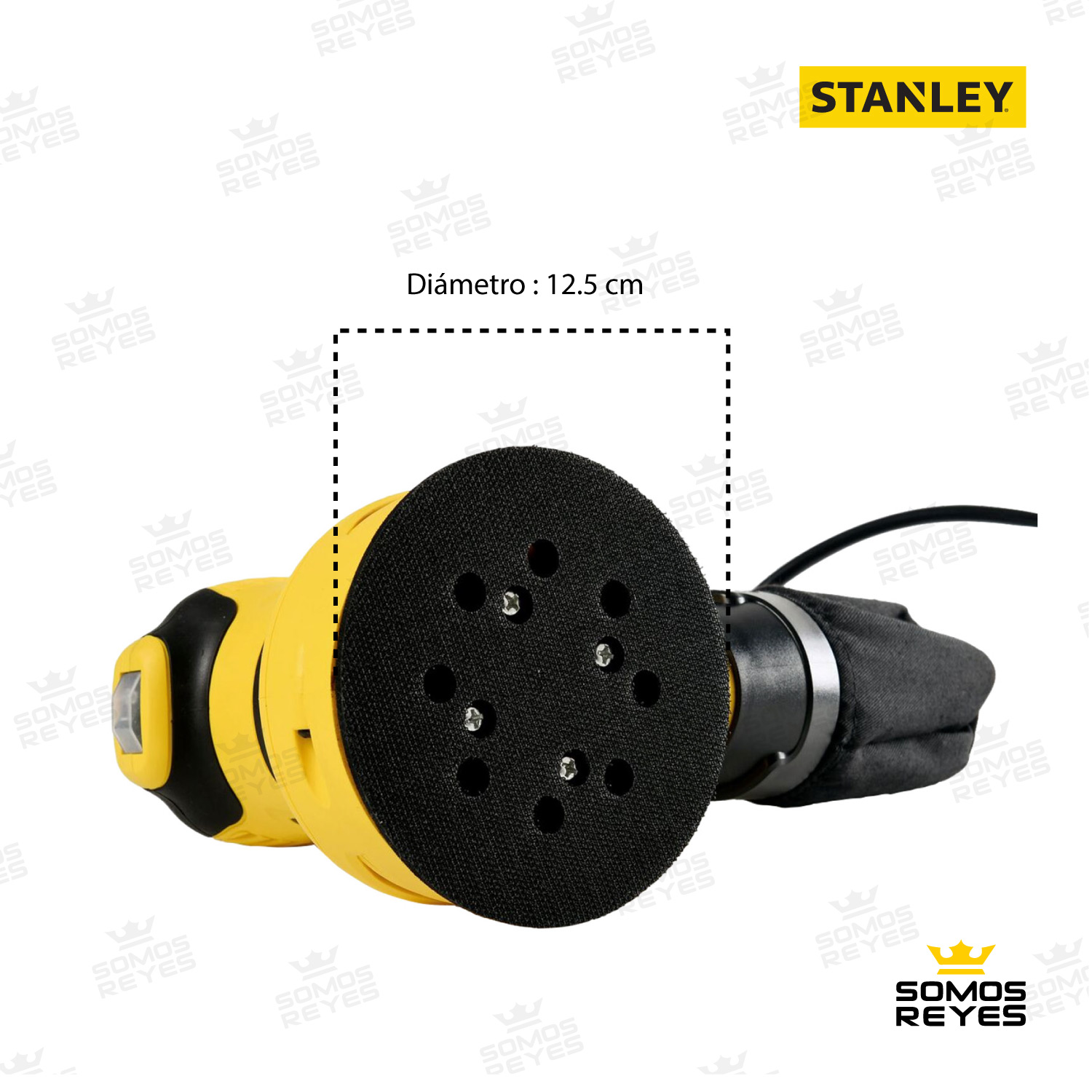 Lijadora Roto Orbital Electrica 5" 300w SS30-B3 Stanley 