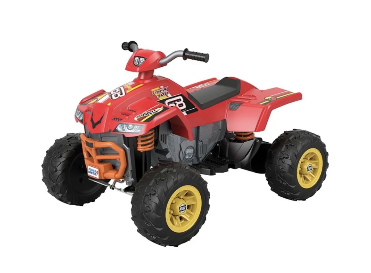 Montable Power Wheels Hot Wheels Cuatrimoto