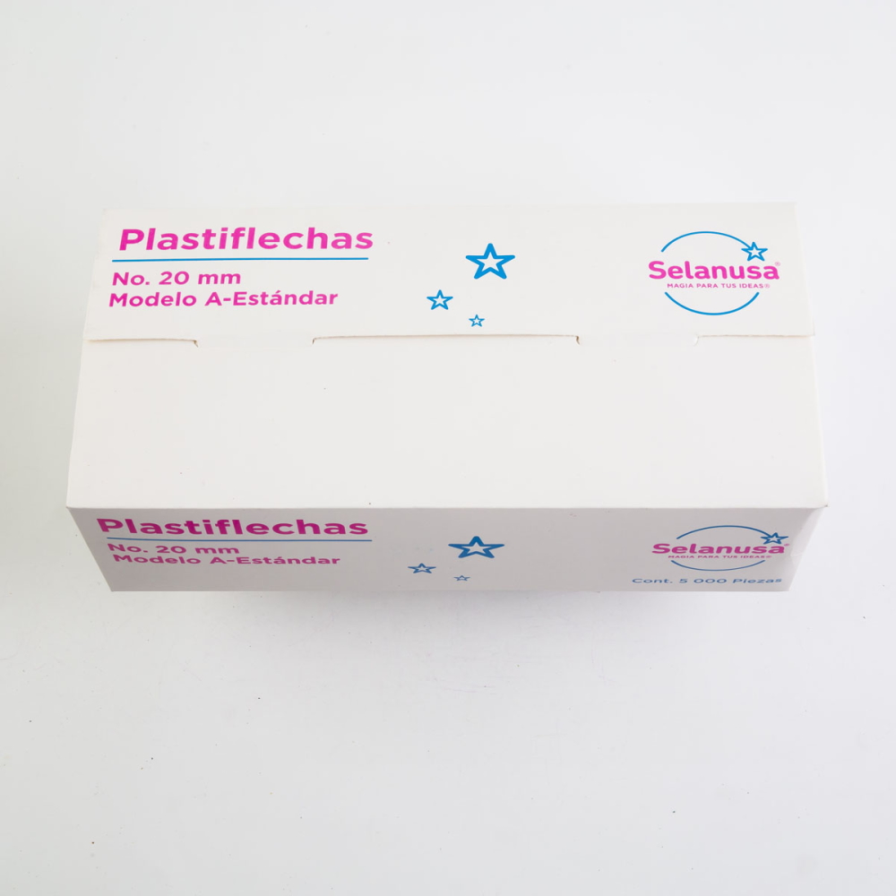 Plastiflechas Estándar Mod A 5000 Pzas 20 mm Selanusa