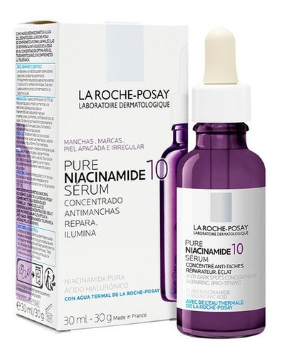 Sérum Pure Niacinamide 10 La Roche-Posay Pure niacinamide día/noche para todo tipo de piel de 30mL