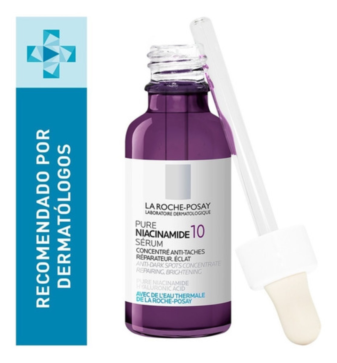 Sérum Pure Niacinamide 10 La Roche-Posay Pure niacinamide día/noche para todo tipo de piel de 30mL