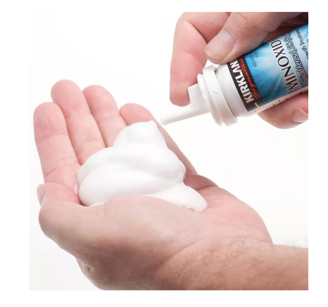Minoxidil Kirkland 5% Espuma - Foam 6 Meses 