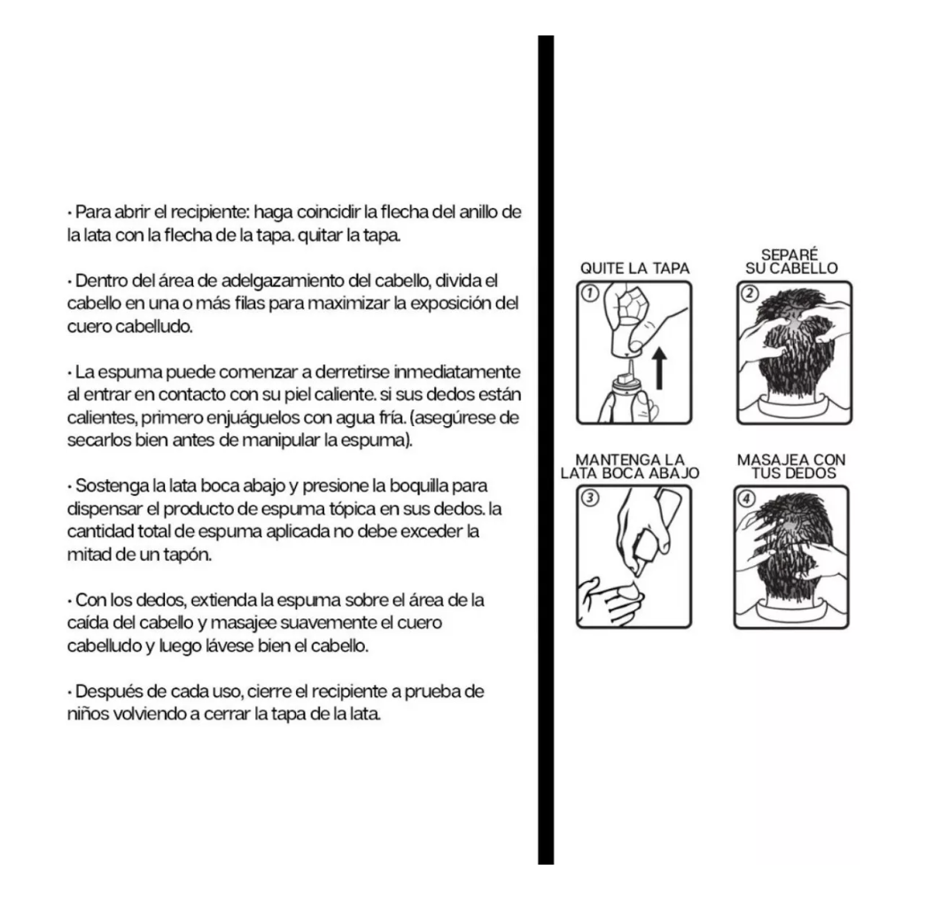 Minoxidil Kirkland 5% Espuma - Foam 6 Meses 