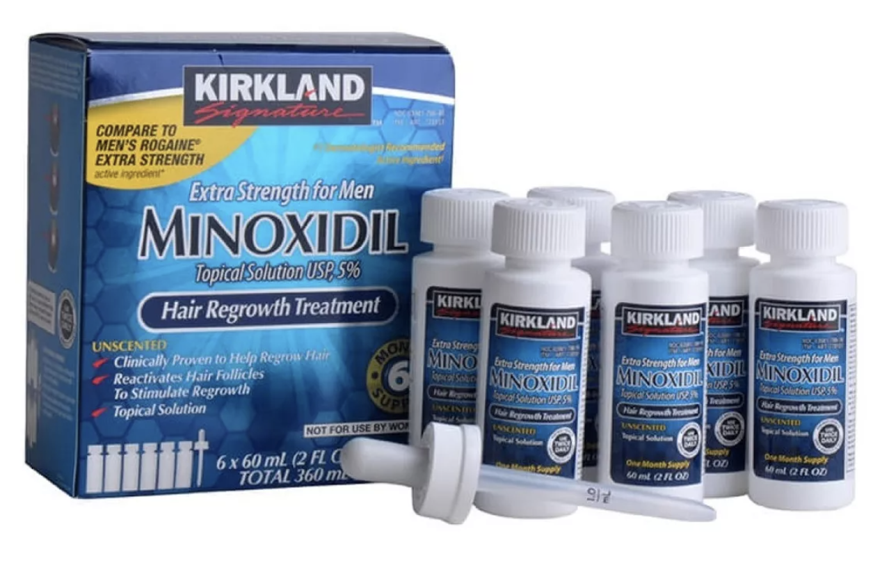 Minoxidil Kirkland 5% Hombre topico 6 meses