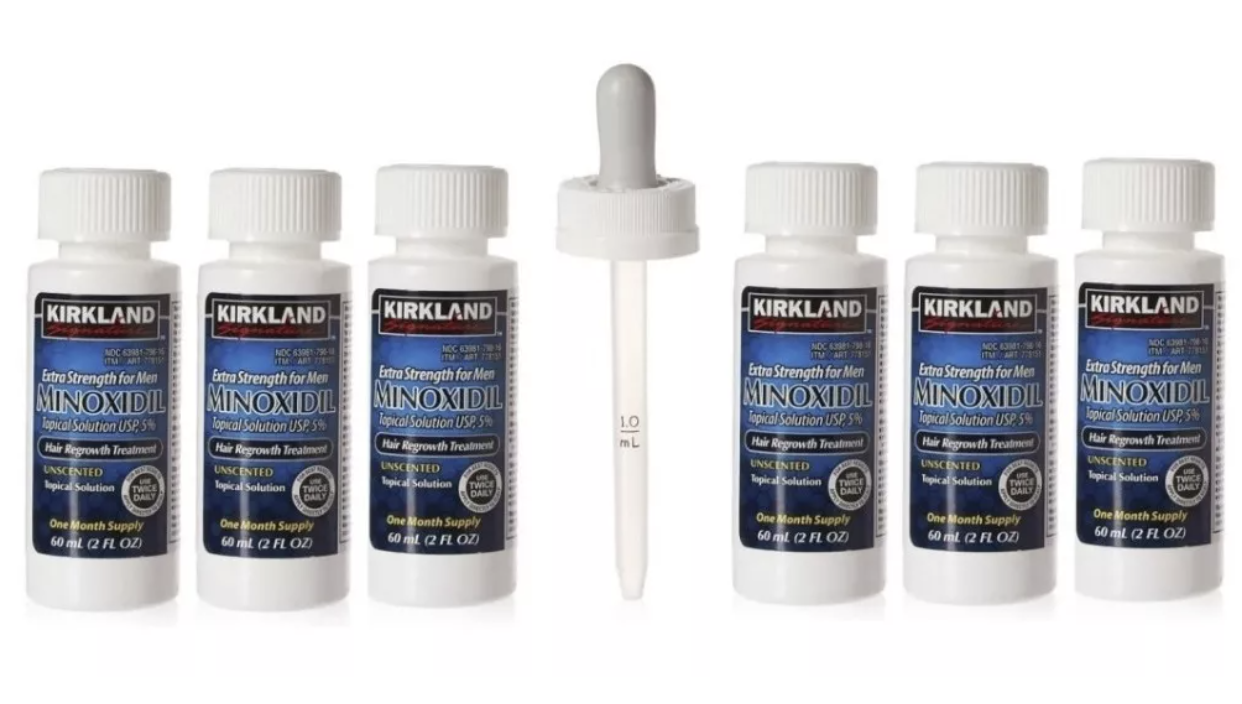 Minoxidil Kirkland 5% Hombre topico 6 meses