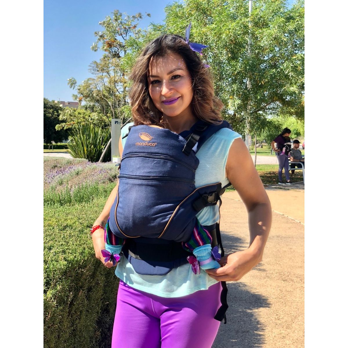 Manduca XT Denim Blue Mochila Cangurera Ergonómica portabebés Evolutiva