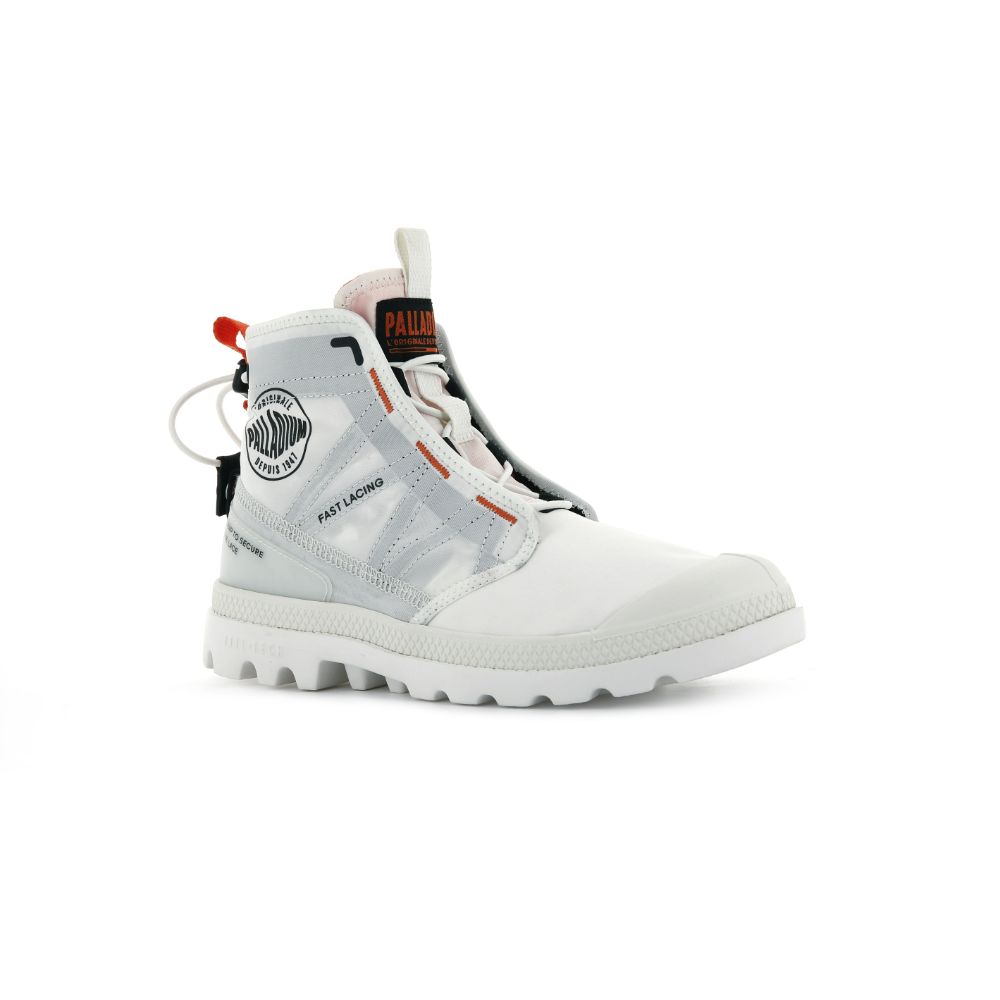 Botas Blancas Palladium Ultraligera Pampa Travel Lite Unisex
