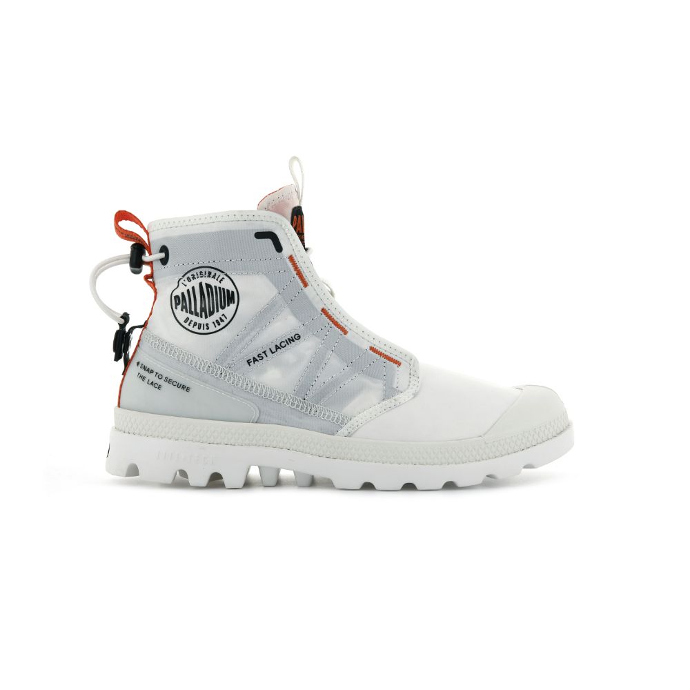 Botas Blancas Palladium Ultraligera Pampa Travel Lite Unisex