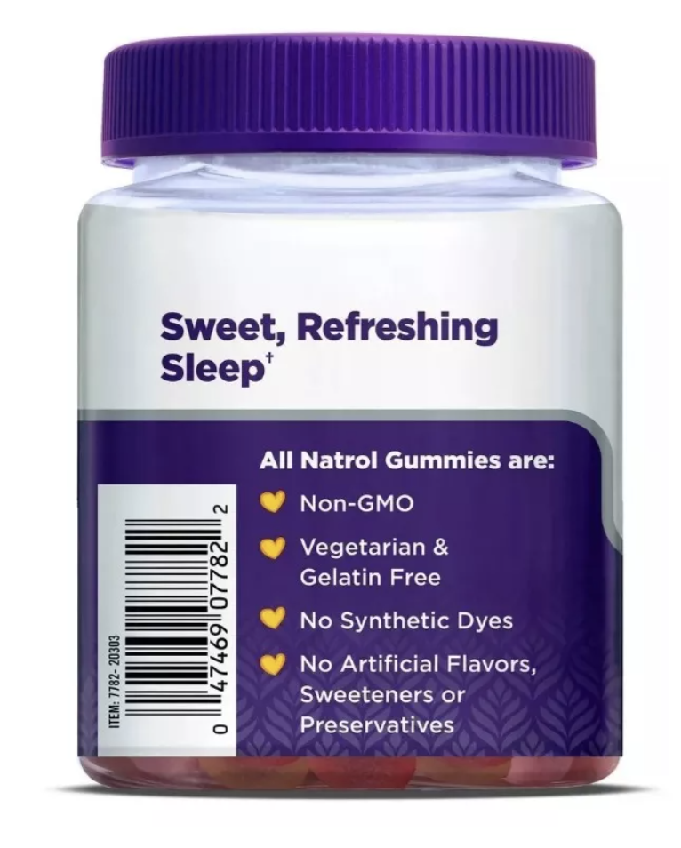 Gomitas Melatonina Kids Natrol 1mg, Para Niños Mayores De 4 Años, Ayuda A Que Su Hijo Se Duerma Más Rápido Y Permanezca Dormido Por Más Tiempo. No Genera Hábito Y Es Libre De Medicamentos. 90 Gomitas