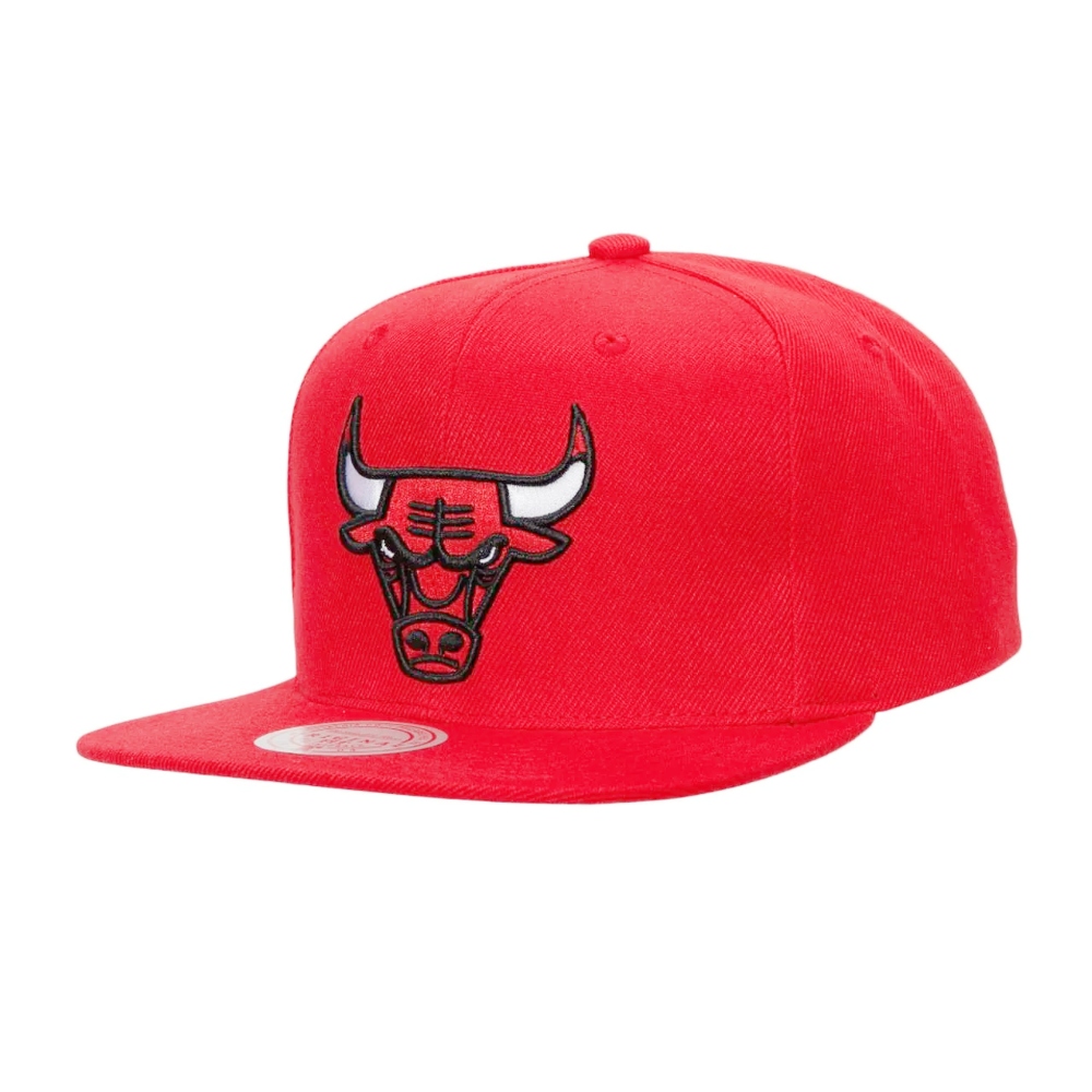 GORRA MITCHELL & NESS SNAPBACK CHICAGO BULLS ROJA JS190781