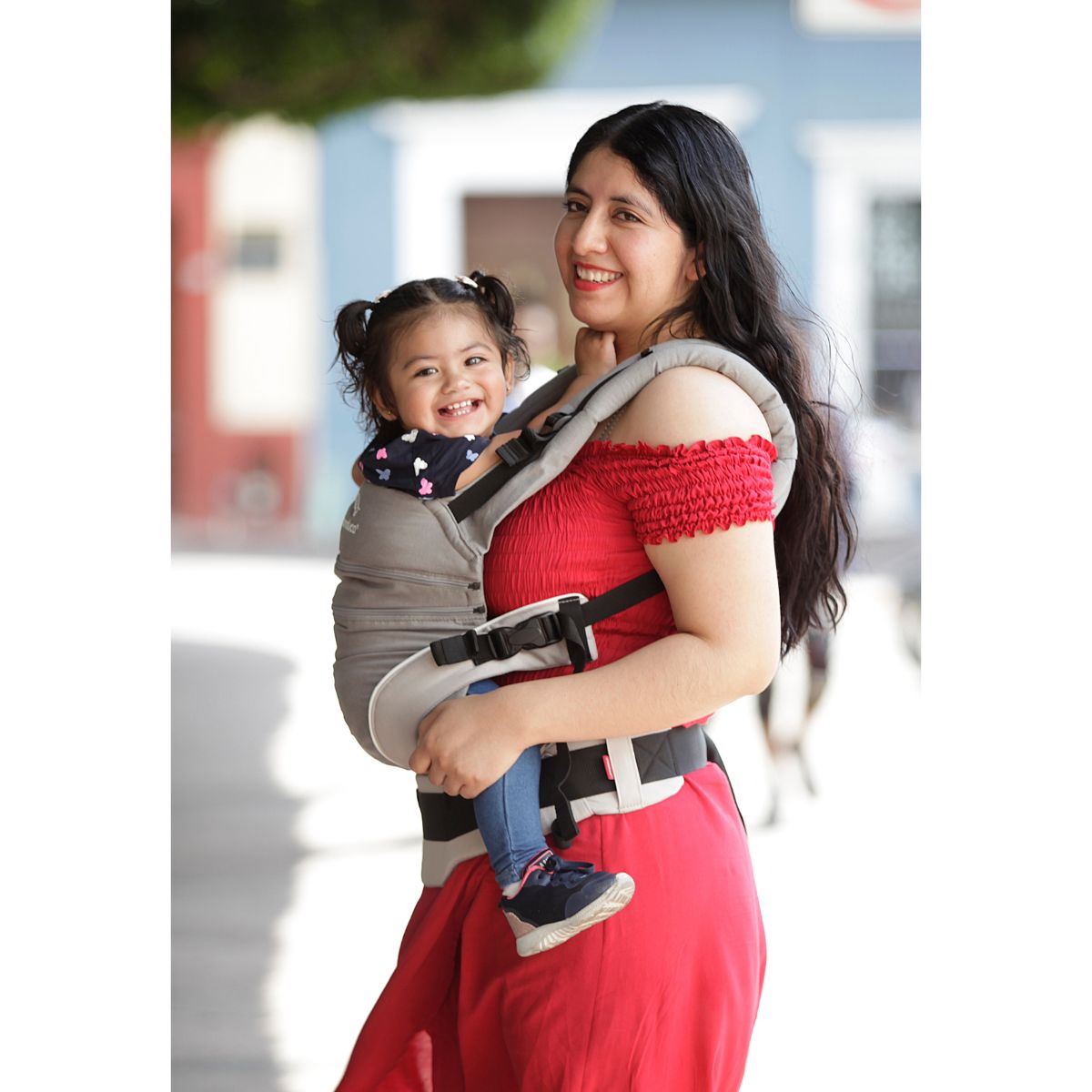 Manduca XT Gray White Mochila Cangurera Ergonómica portabebés Evolutiva