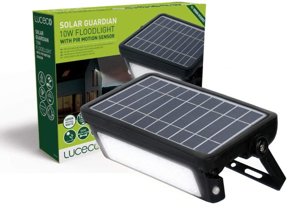 Luminaria Solar Con Sensor De Movimiento 4 Modalidades