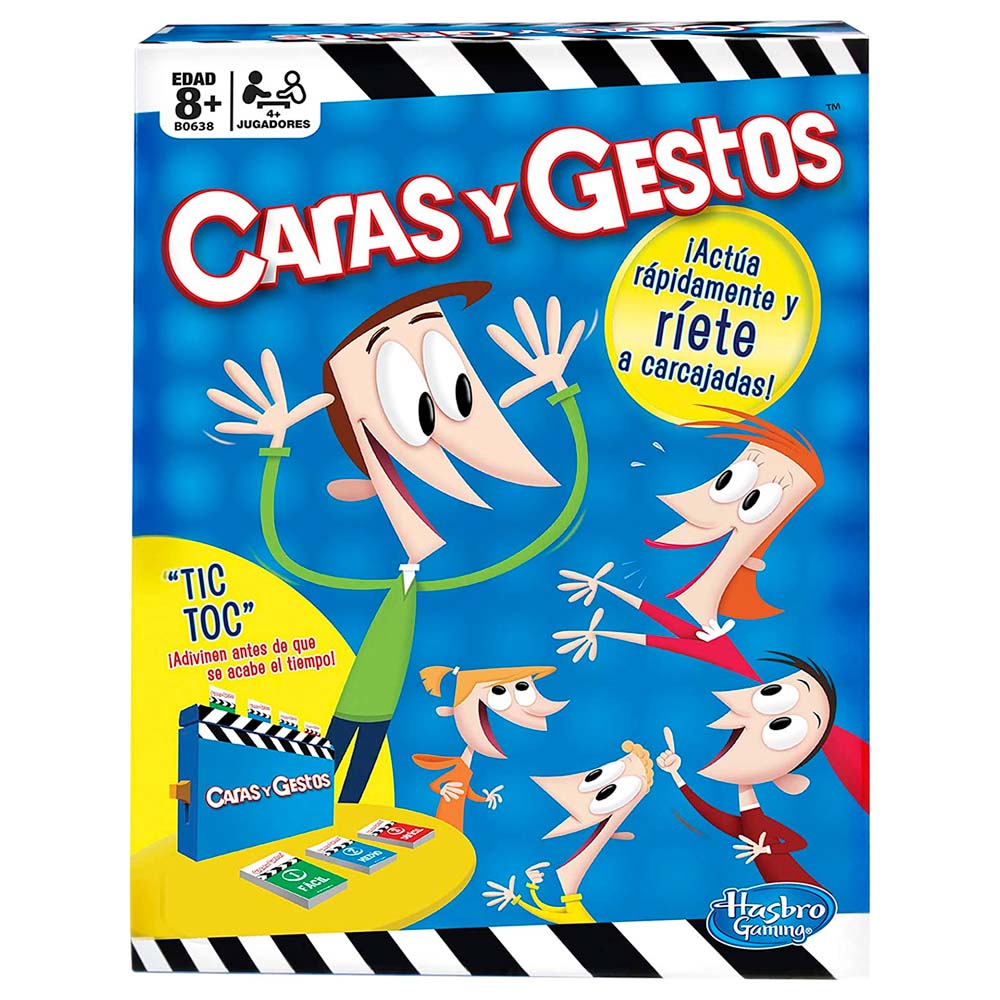 Juego De Mesa Electrónico Hasbro Caras y Gestos B0638