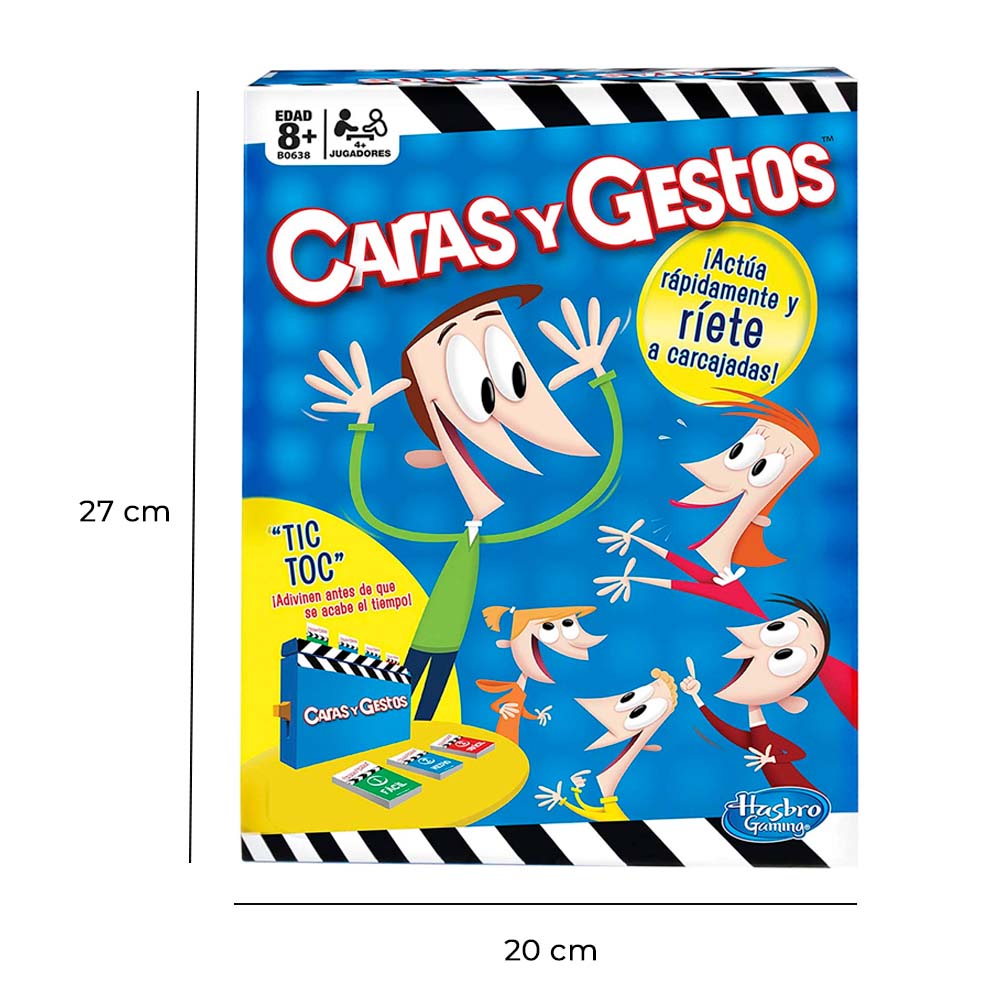 Juego De Mesa Electrónico Hasbro Caras y Gestos B0638