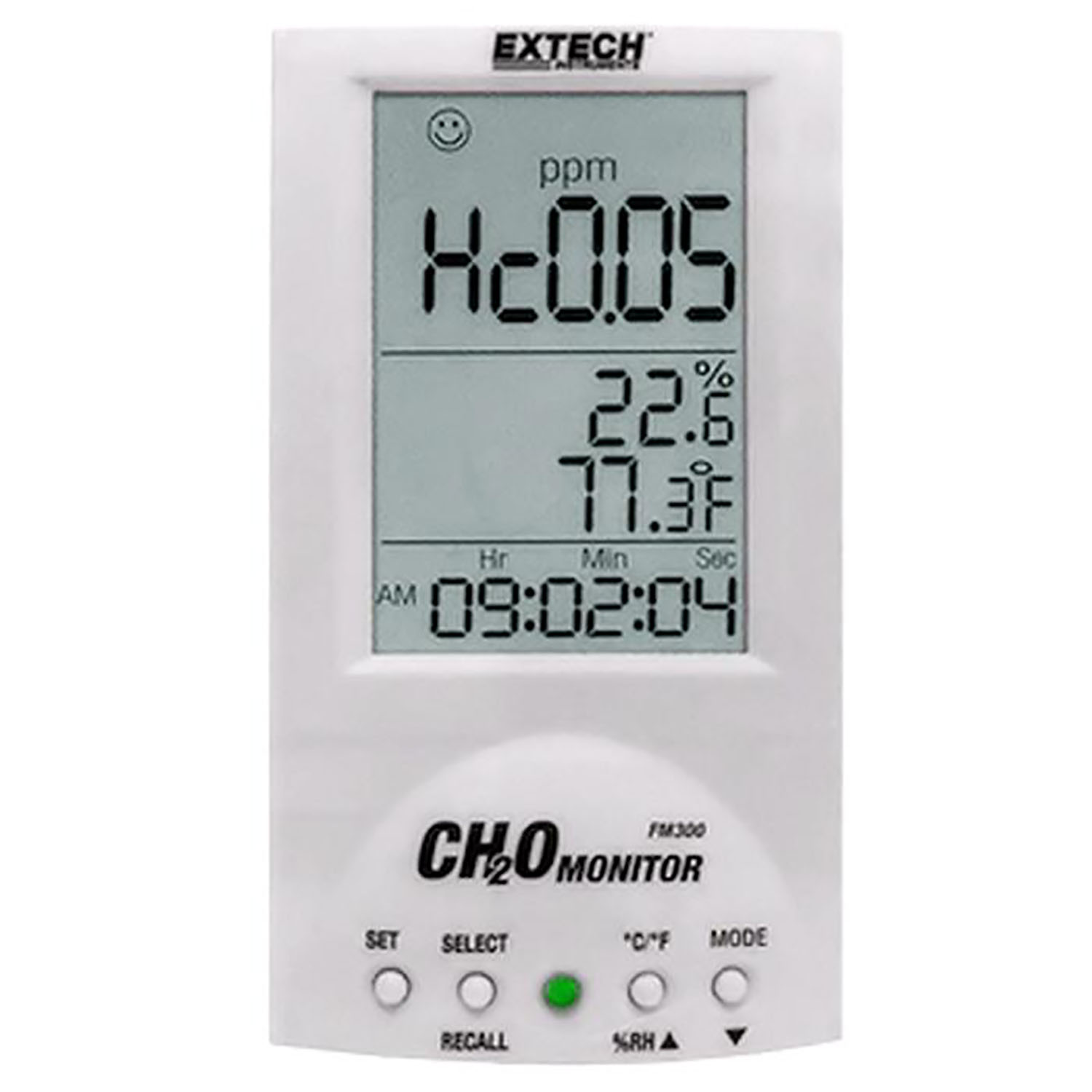 Detector de Gas HCHO VentDepot MXMFE-001-16 Escala Formaldehído de 0,00 a 5,00ppmTemp,0 a 50CHumedad 10 a 90porcientoRH MeterInflame