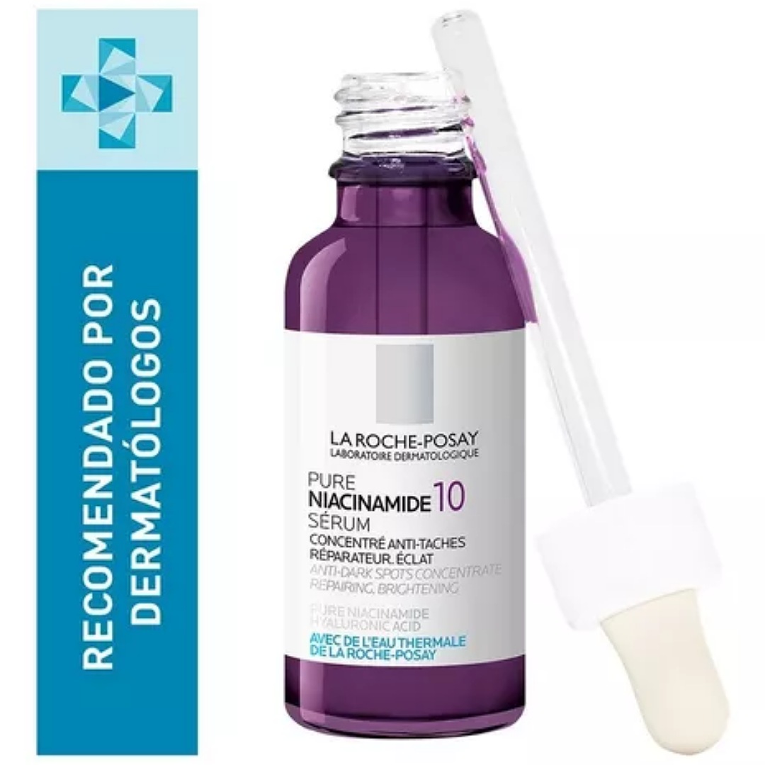 Sérum Pure Niacinamide 10 La Roche-Posay Pure niacinamide día/noche para todo tipo de piel de 30mL