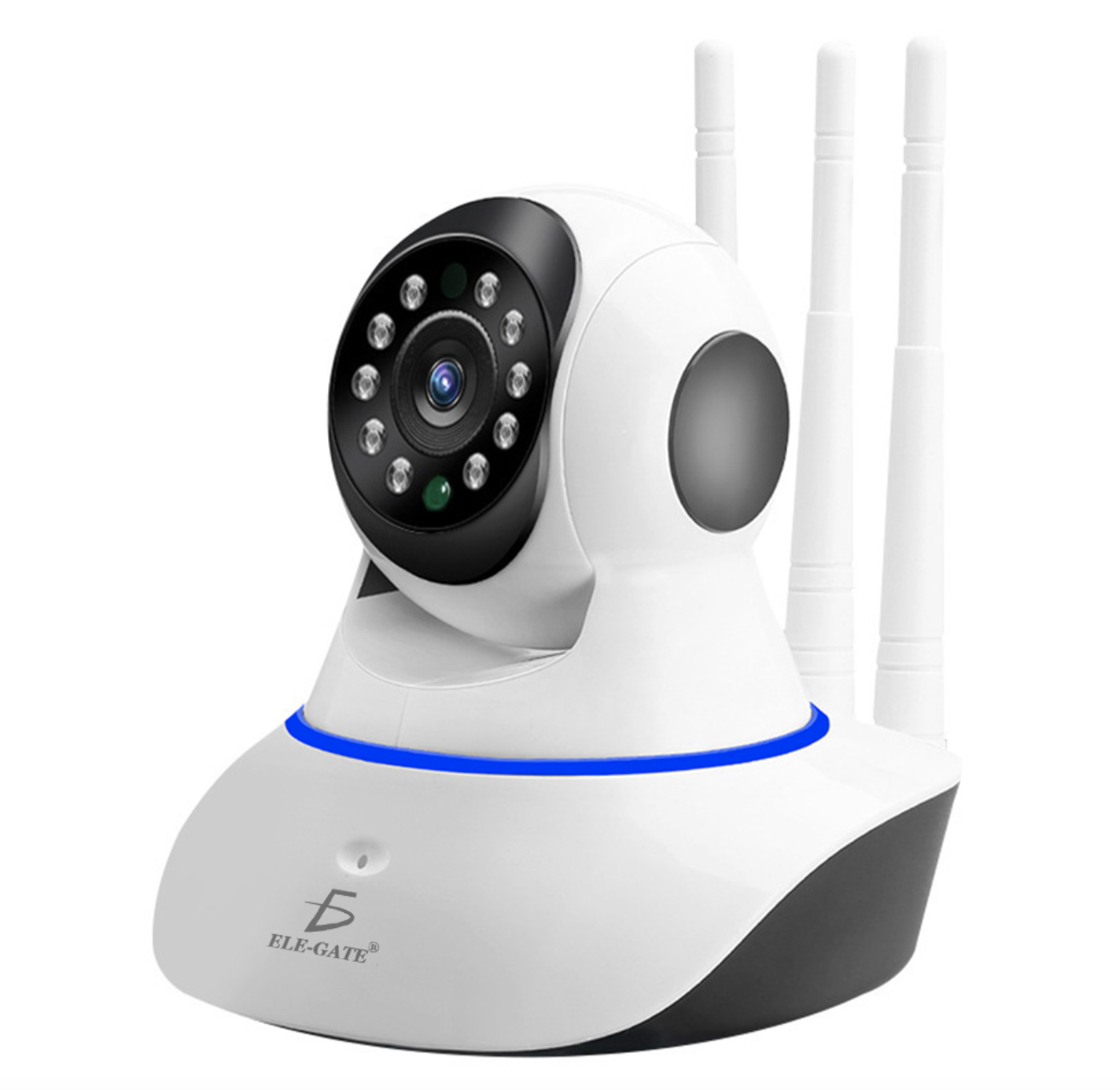 Camara Seguridad Ip 3 Antenas Wifi Full Hd Con Alarma