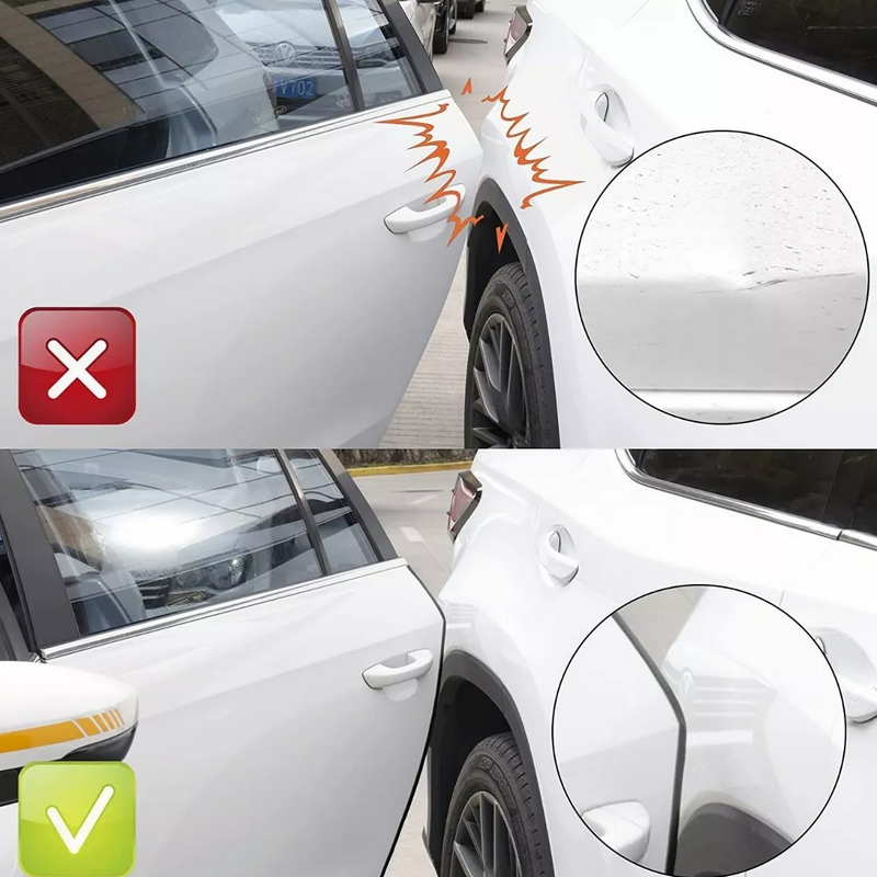 Protector Borde Puerta Auto Sello Hule Moldura Con Presión 