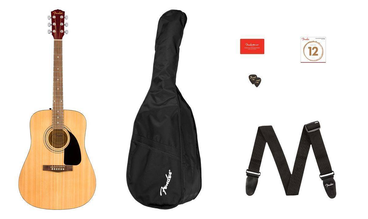 Guitarra Acústica Fender Fa-115 Pack
