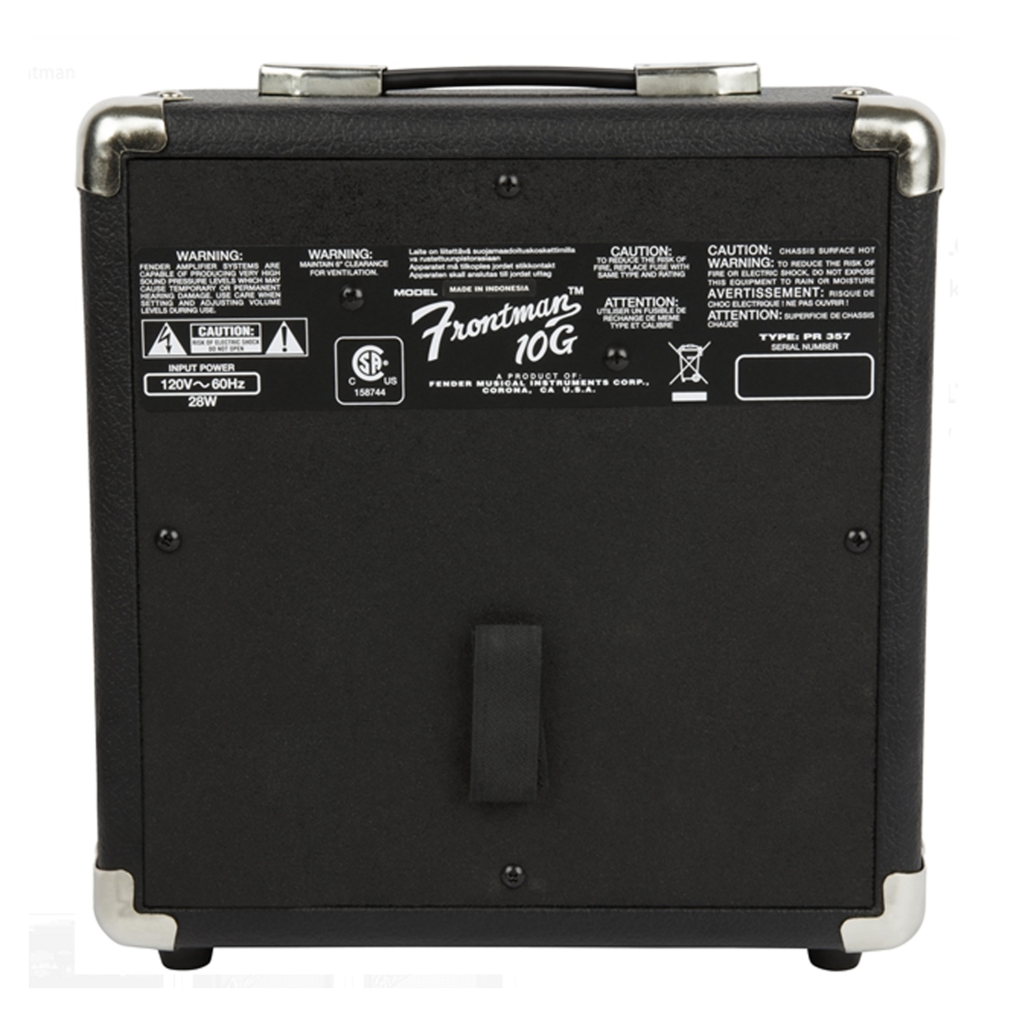 Amplificador Fender frontman 10G