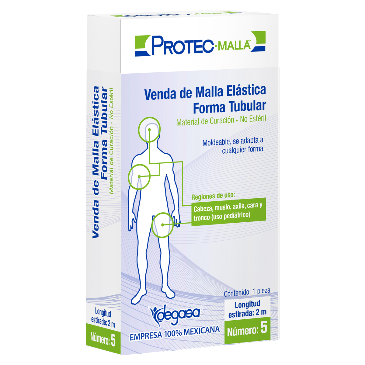 Venda Malla Tubular No.5 - 2 Metros