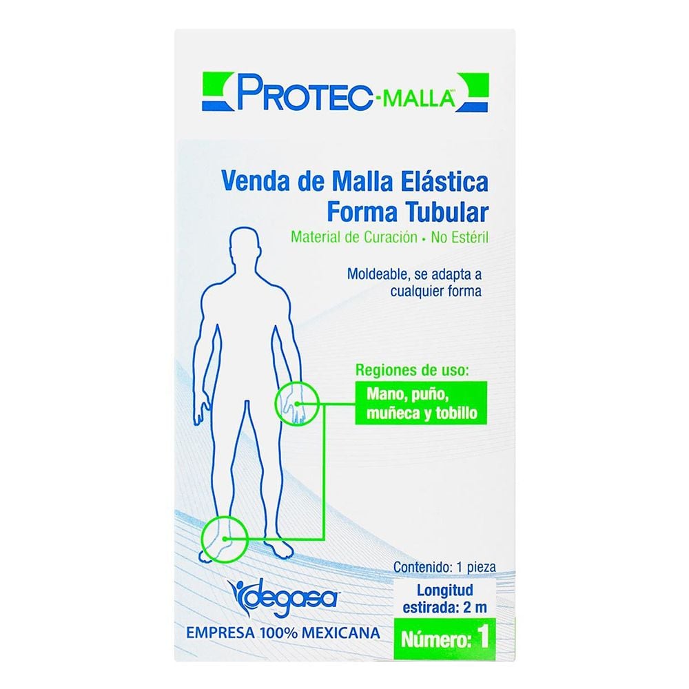 Venda Malla Tubular No.4 - 2 Metros