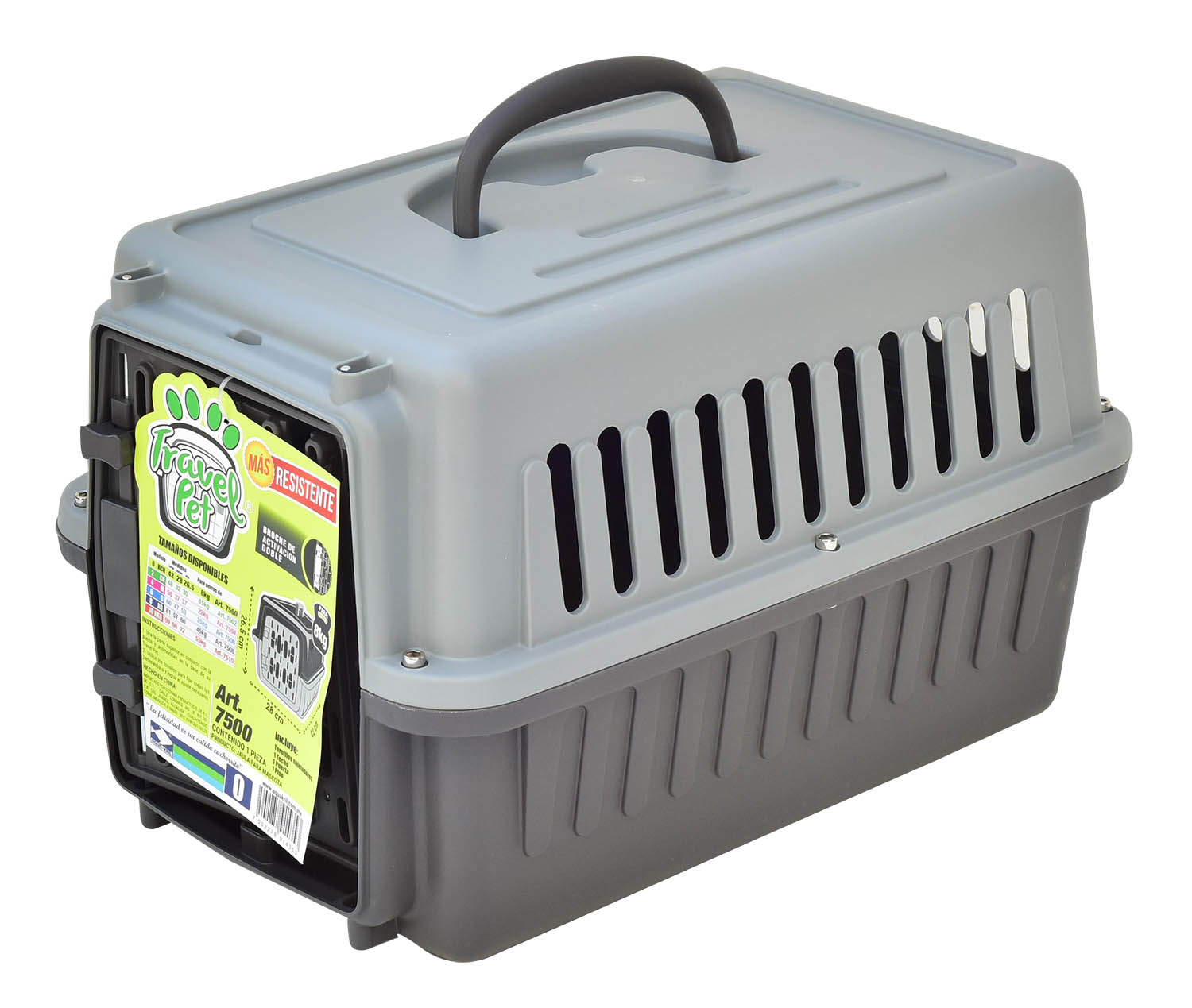 JAULA TRANSPORTADORA ECONOMICA PERRO GATO MASCOTAS PEQUEÑAS 