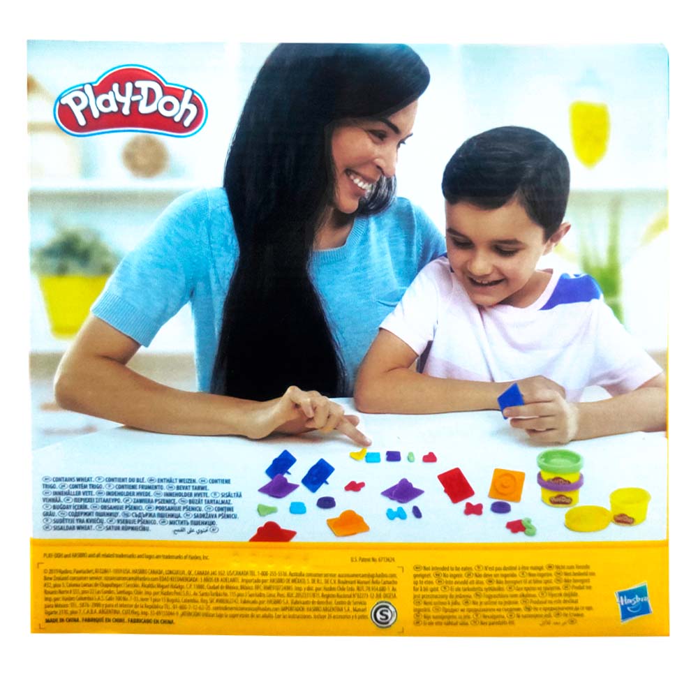  Set De Masas Hasbro Play Doh Letras E8532 Con 6 Colores
