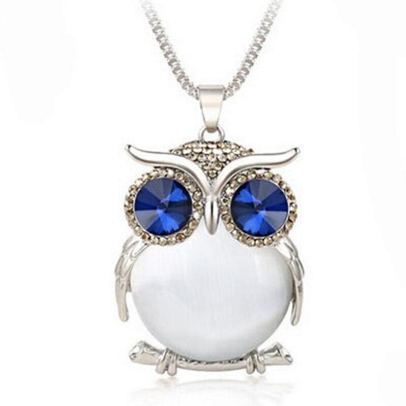 Collar De Buho De Con Cristal