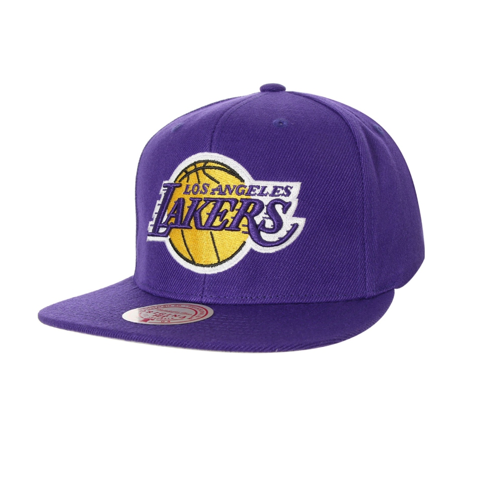 Gorra Mitchell & Ness Snapback Los Lakers Morado JS190783