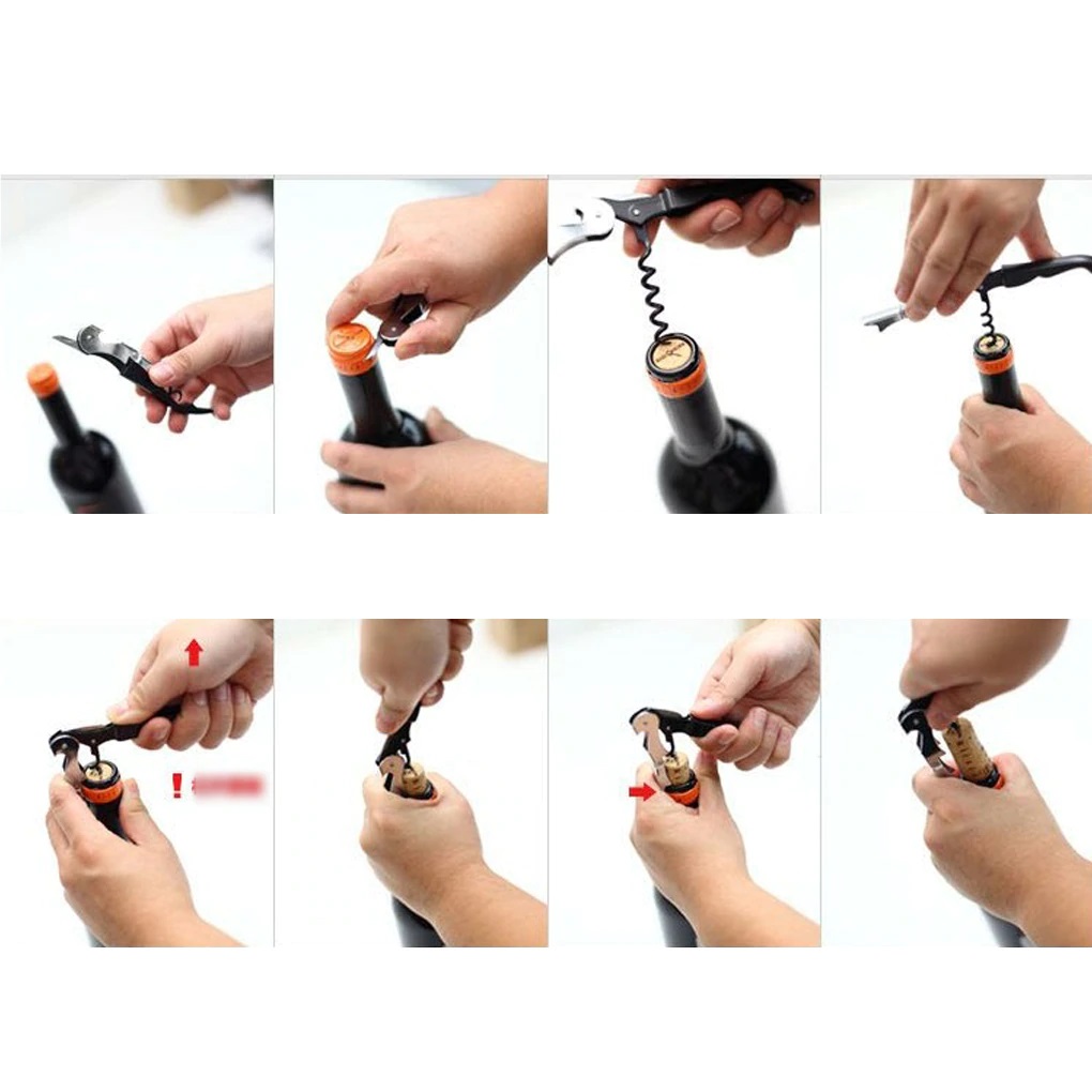 2 Descorchador Destapador Vinos Práctico Corchos Sacacorchos