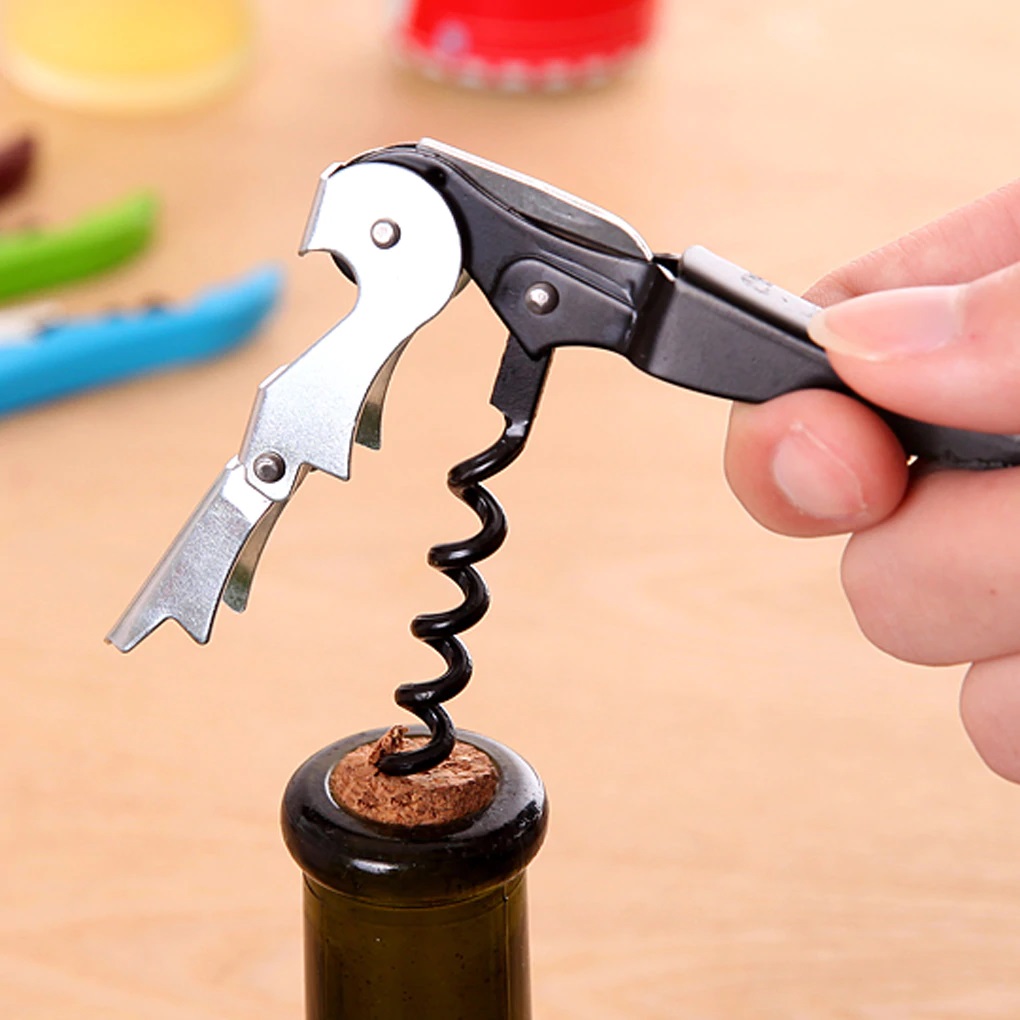 2 Descorchador Destapador Vinos Práctico Corchos Sacacorchos