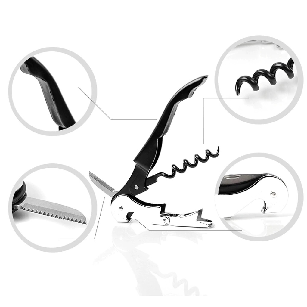 2 Descorchador Destapador Vinos Práctico Corchos Sacacorchos