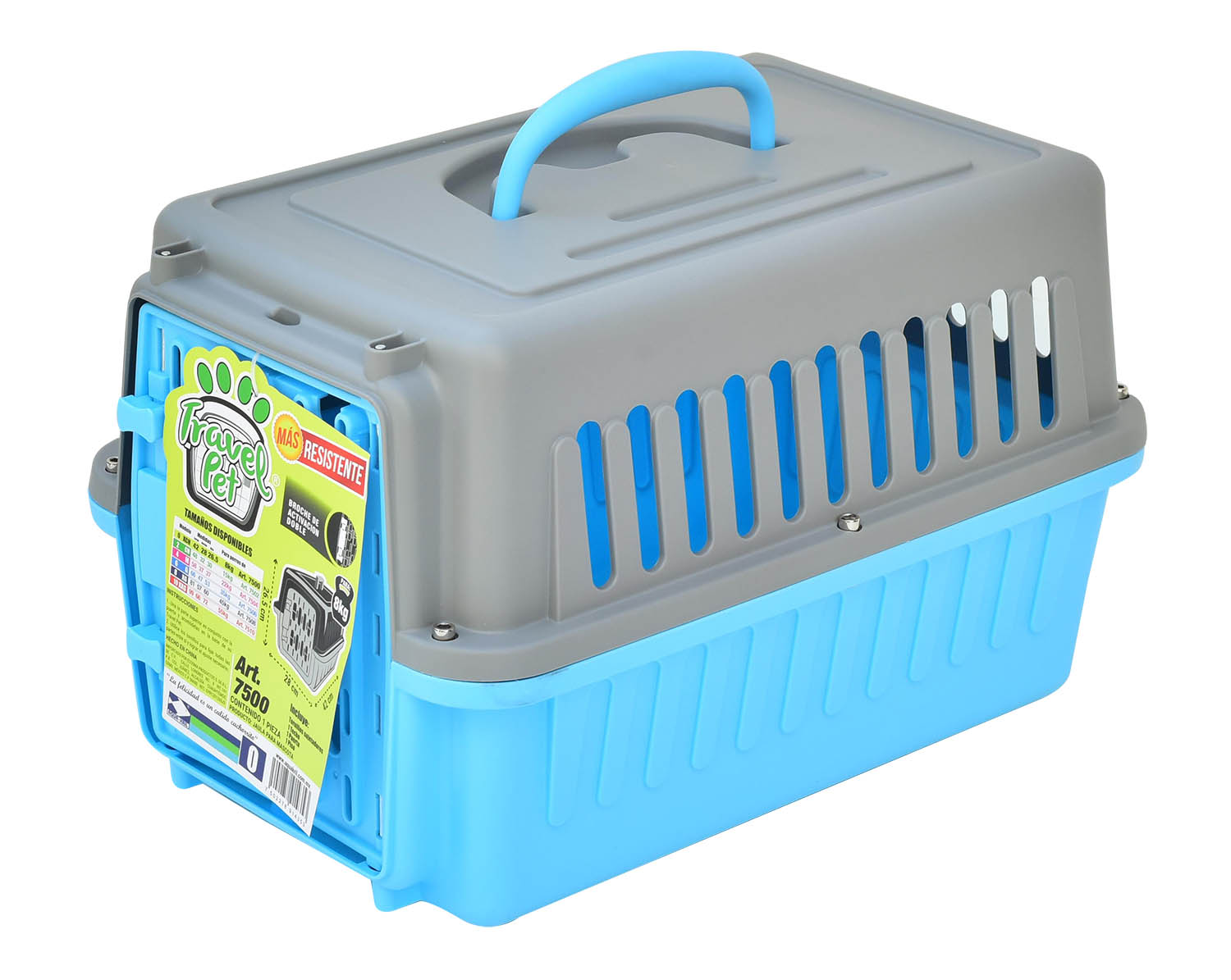 JAULA TRANSPORTADORA ECONOMICA PERRO GATO MASCOTAS PEQUEÑAS 