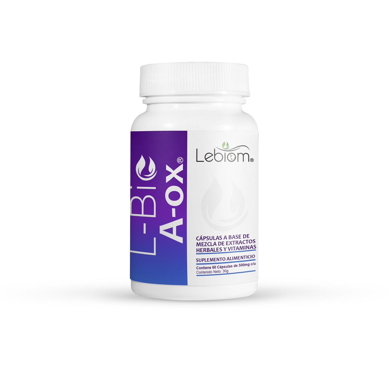 A-Ox Antioxidante poderoso Regeneracion de celulas 30g Lebiom