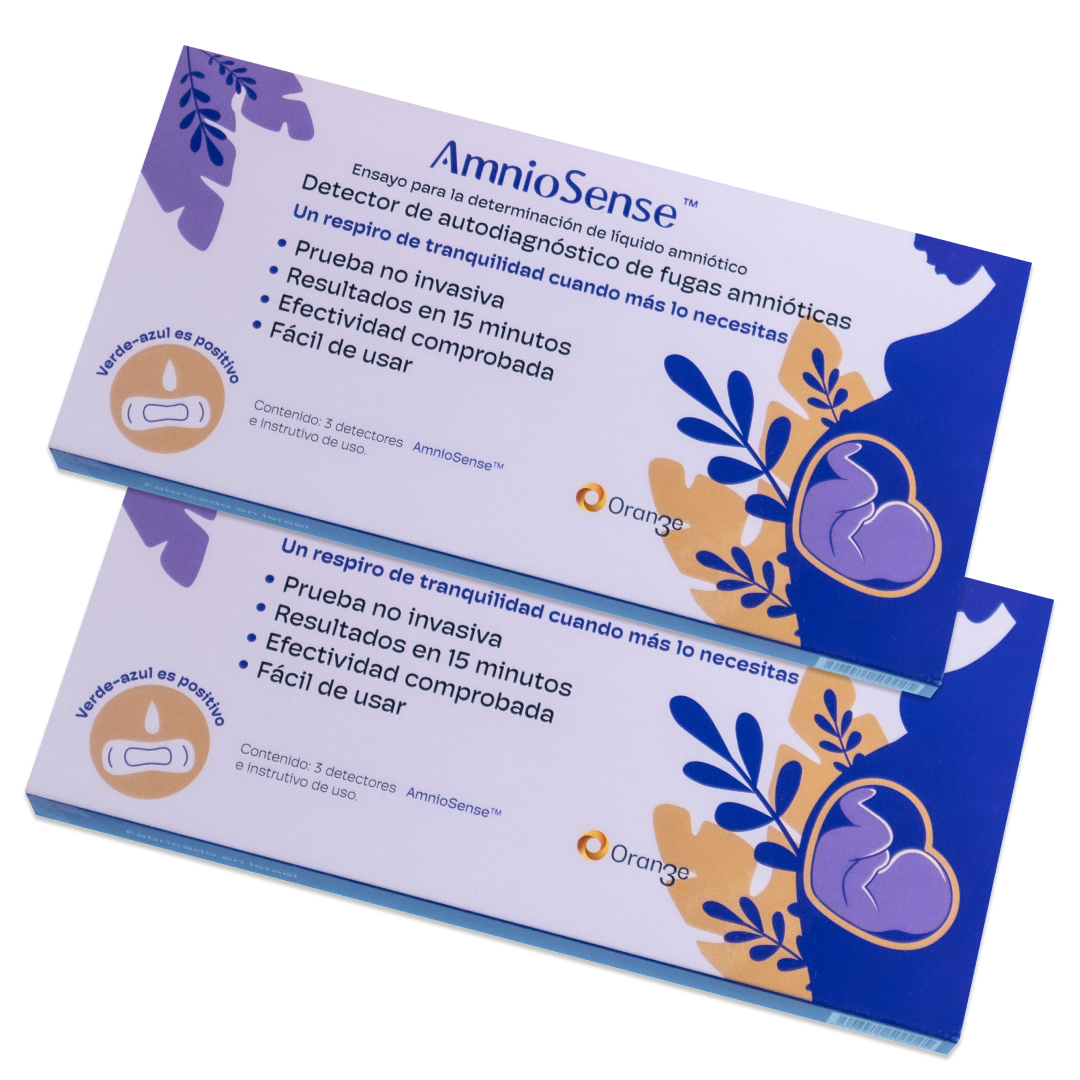 Amniosense Caja De 3 Detectores De Fugas Amnióticas. (paquete de 3 cajas individuales)