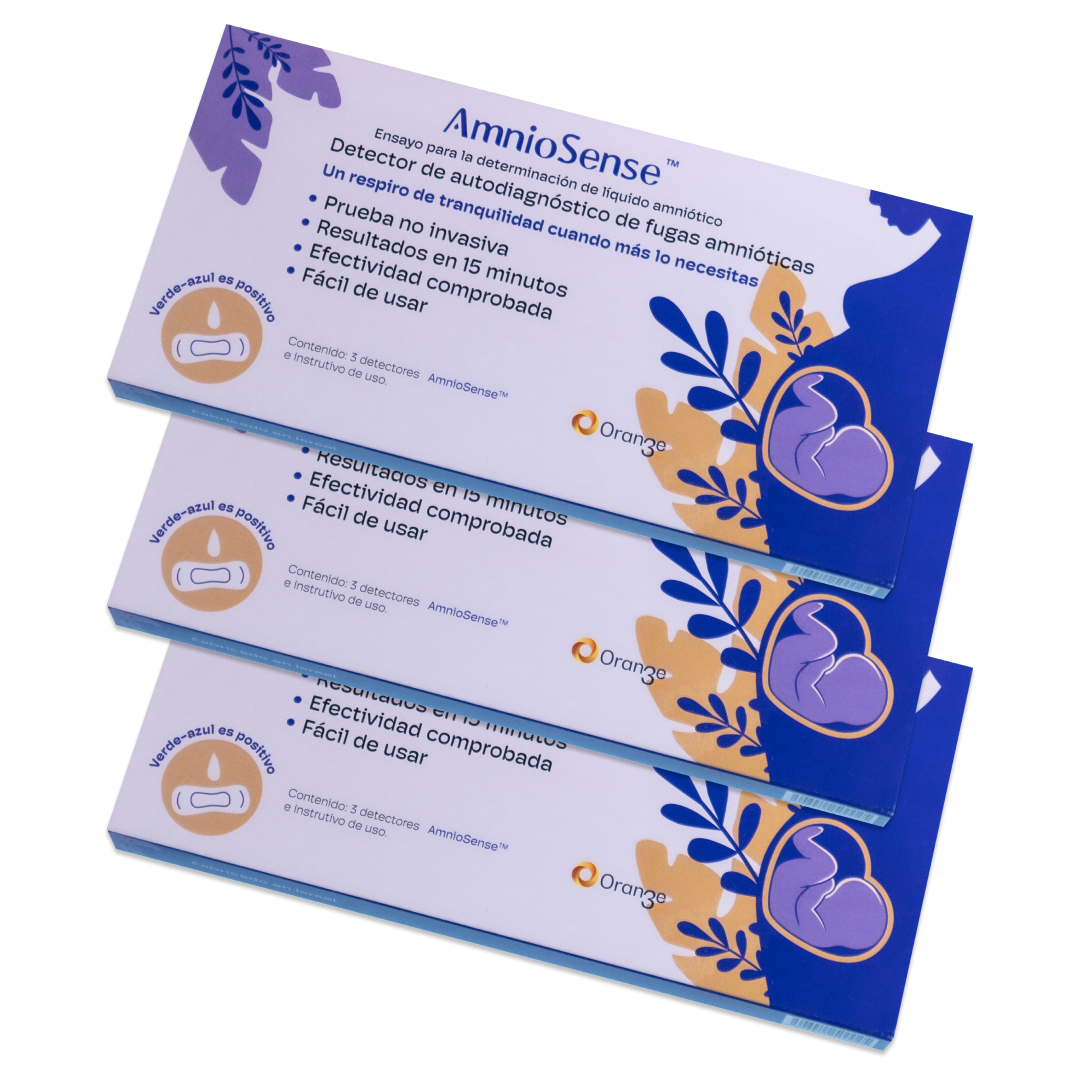 Amniosense Caja De 3 Detectores De Fugas Amnióticas