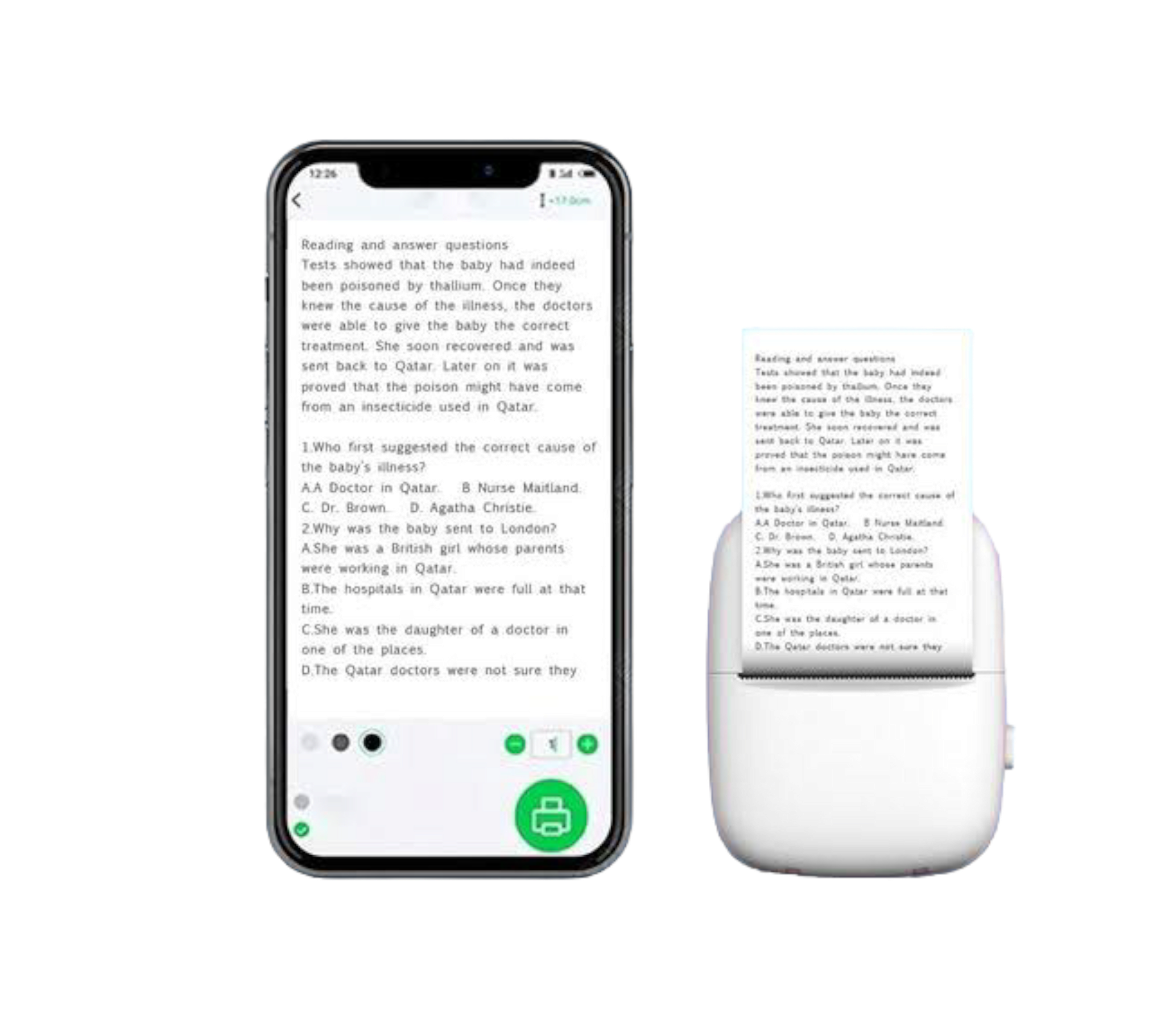 Mini impresora Bluetooth 