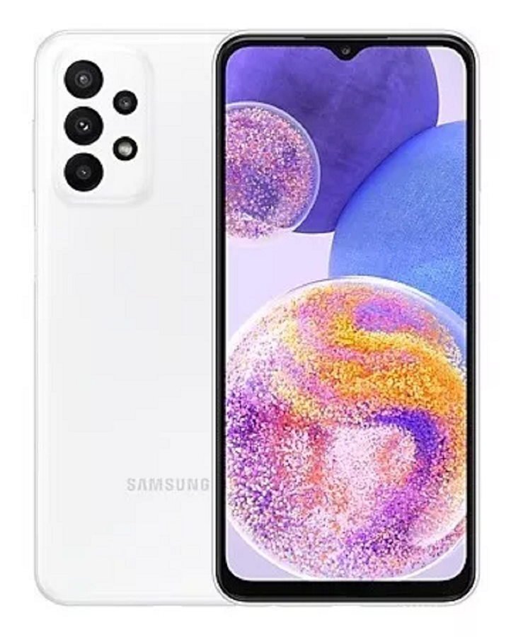 CELULAR SAMSUNG GALAXY A23 5G 128+4GB DS, DESBLOQUEADO, AZUL, BLANCO Y NEGRO