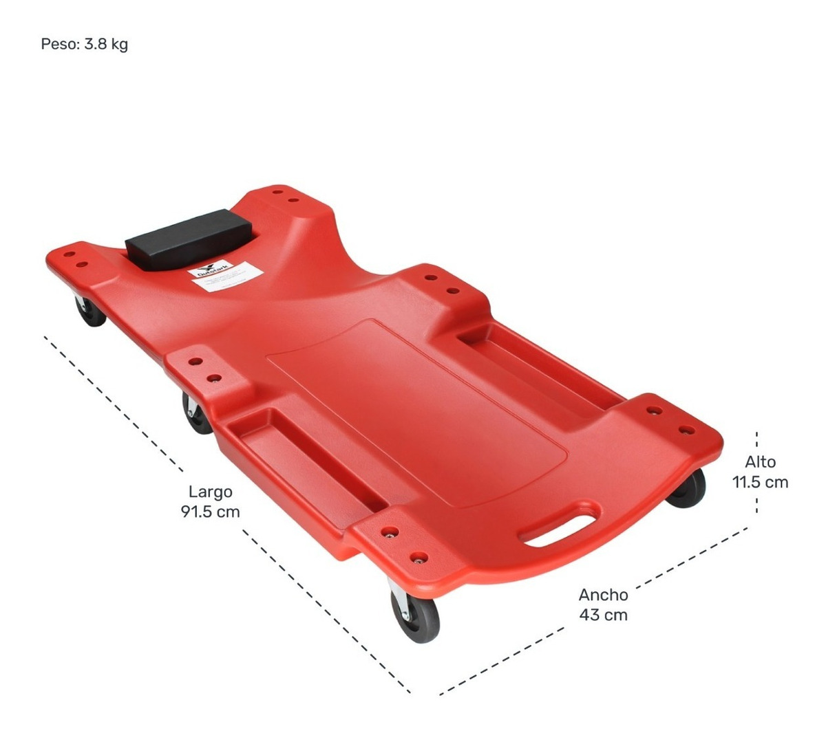 Cama Deslizante Para Mecanico De 36 Pulgadas 150kg