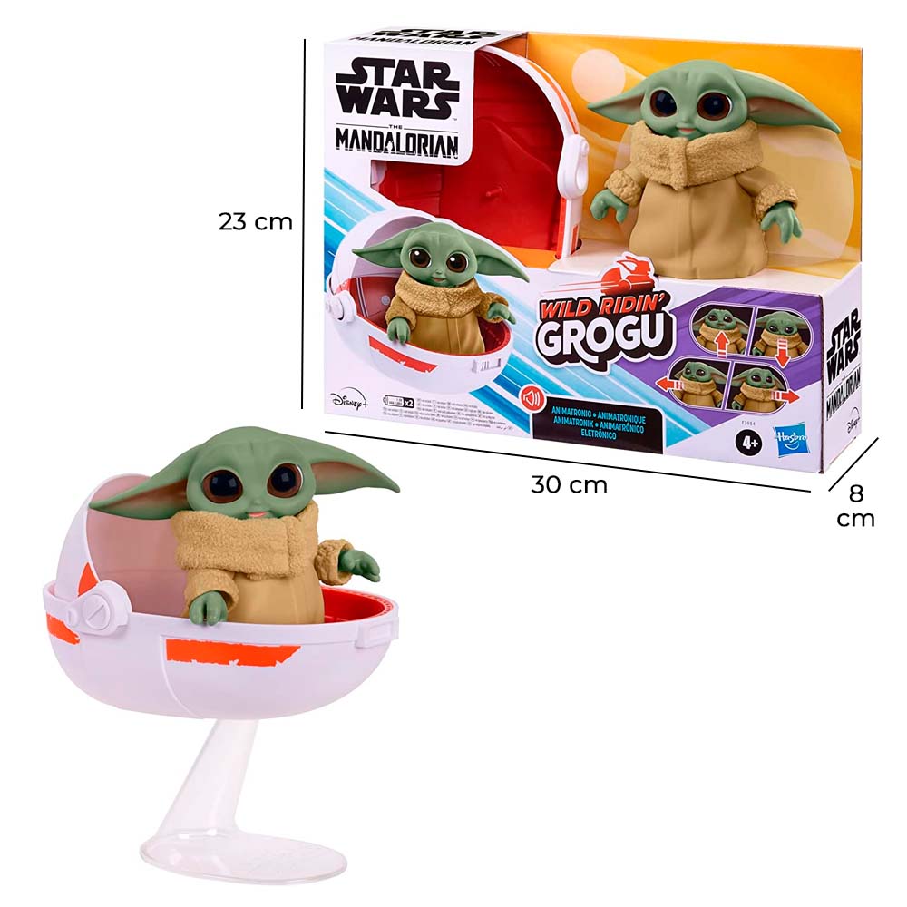 Figura de Acción Hasbro Wild Ridin' Grogu F3954 Star Wars