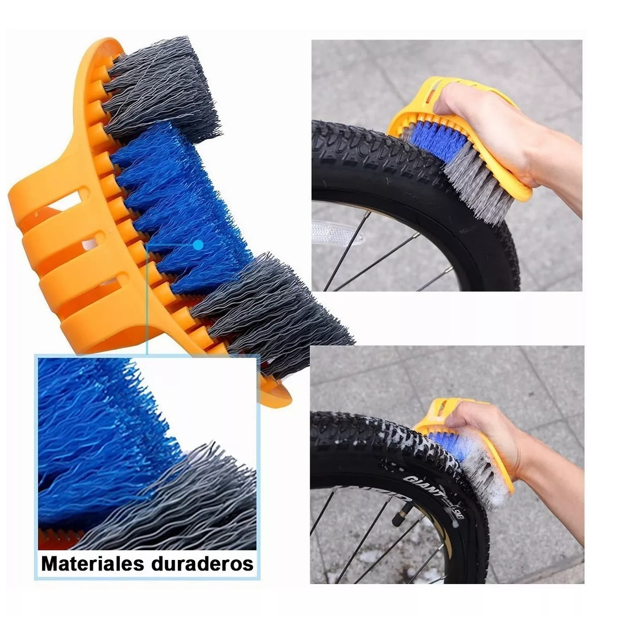 Kit De Cepillo Limpiador Cadena Para Bicicleta Y Moto 9 PzaS