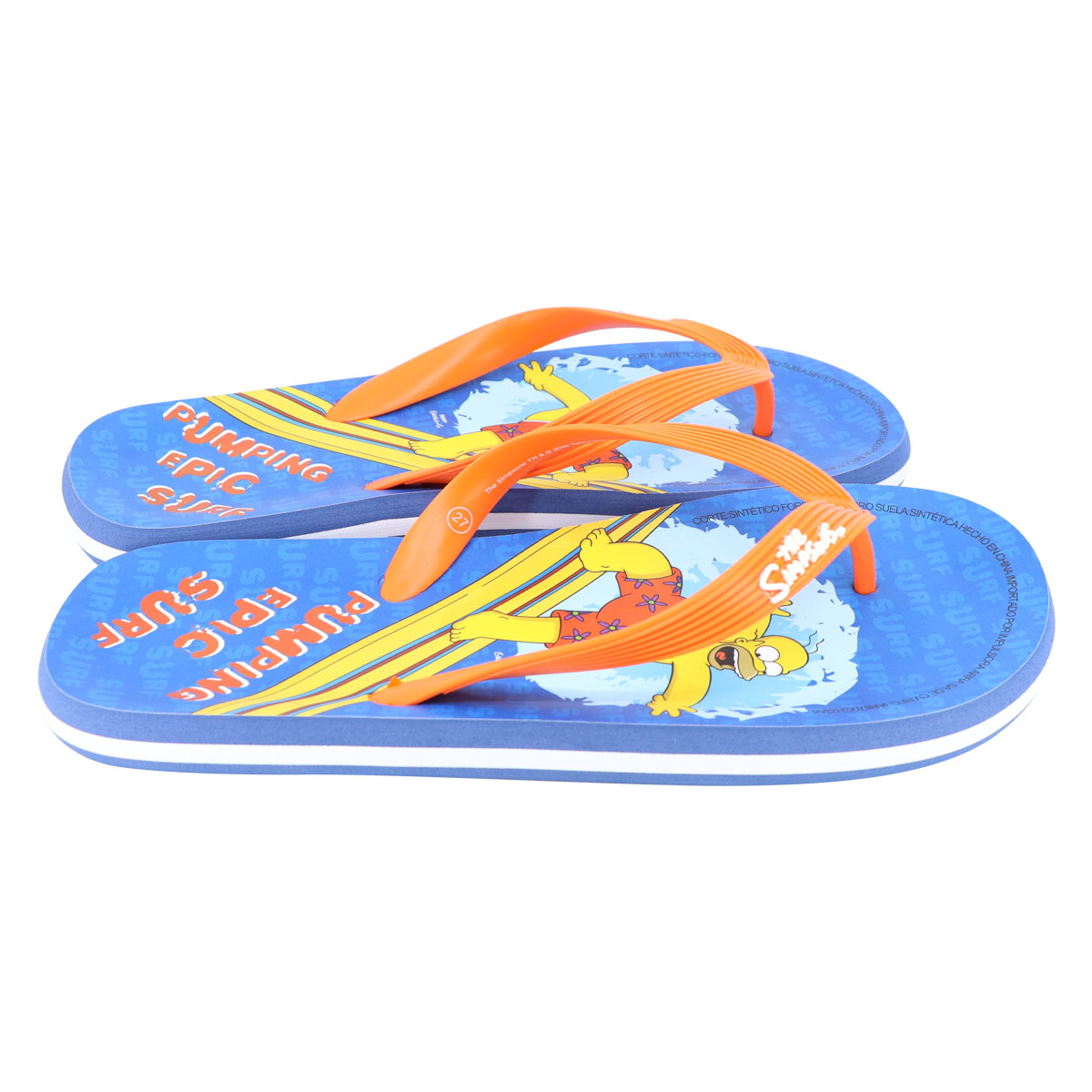 Sandalias Para Hombre Los Simpson Surf