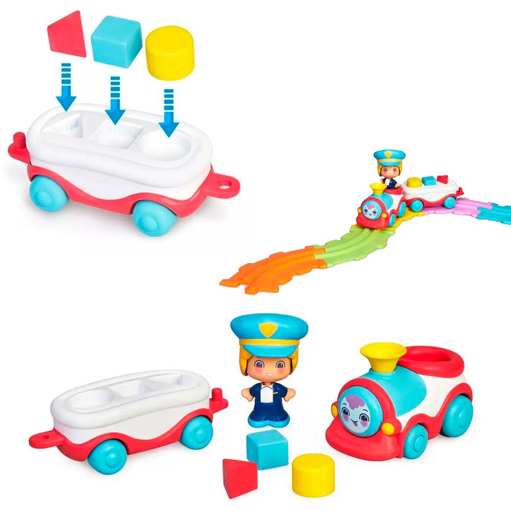 Vehículo Famosa Tren Divertido My First Pinypon 700016720