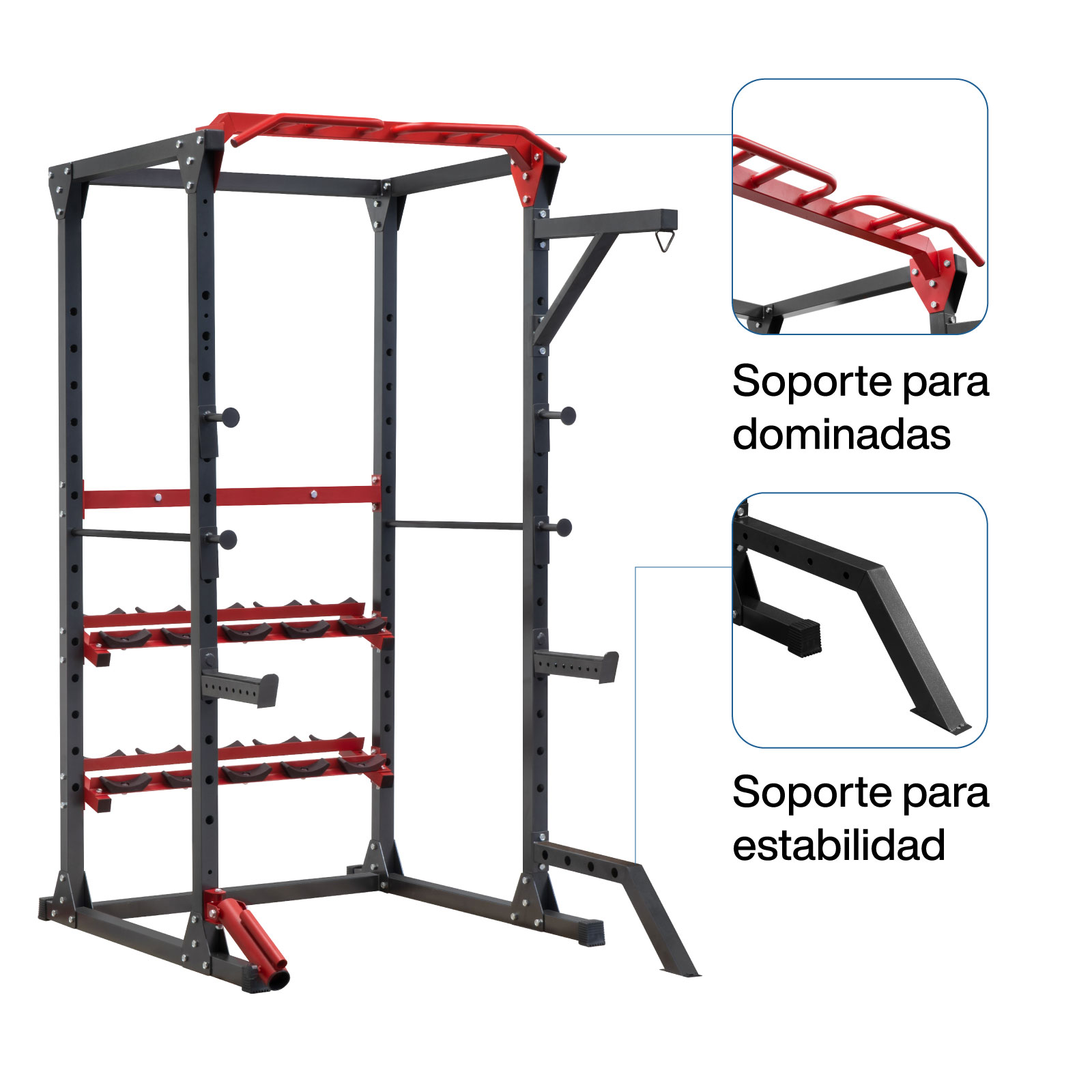 Estación de Entrenamiento Altera Gimnasio Multifuncional con Accesorios