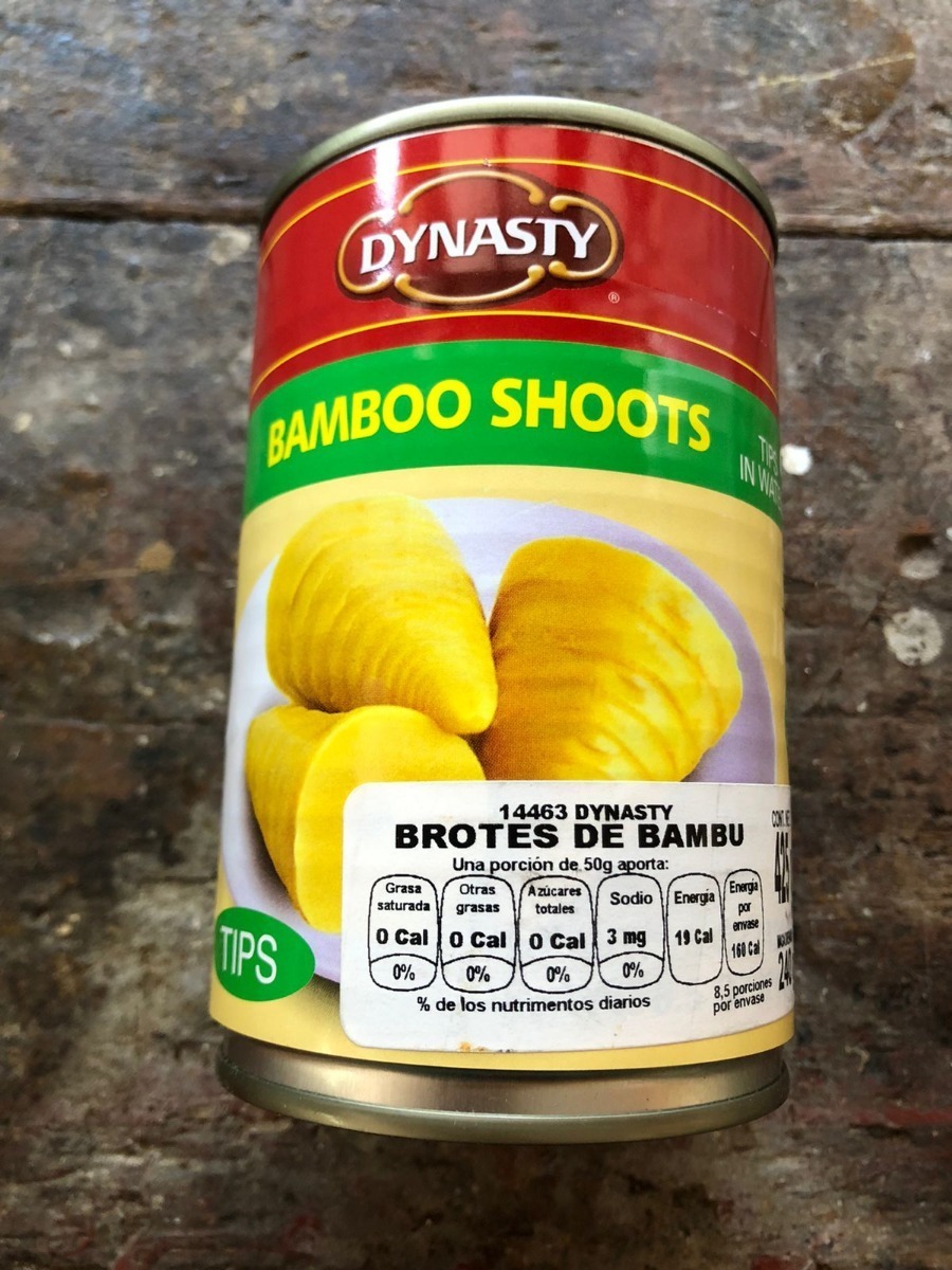 Brotes De Bambú en lata 425g Bamboo Shoot Dynasty Bambu - 2 latas.